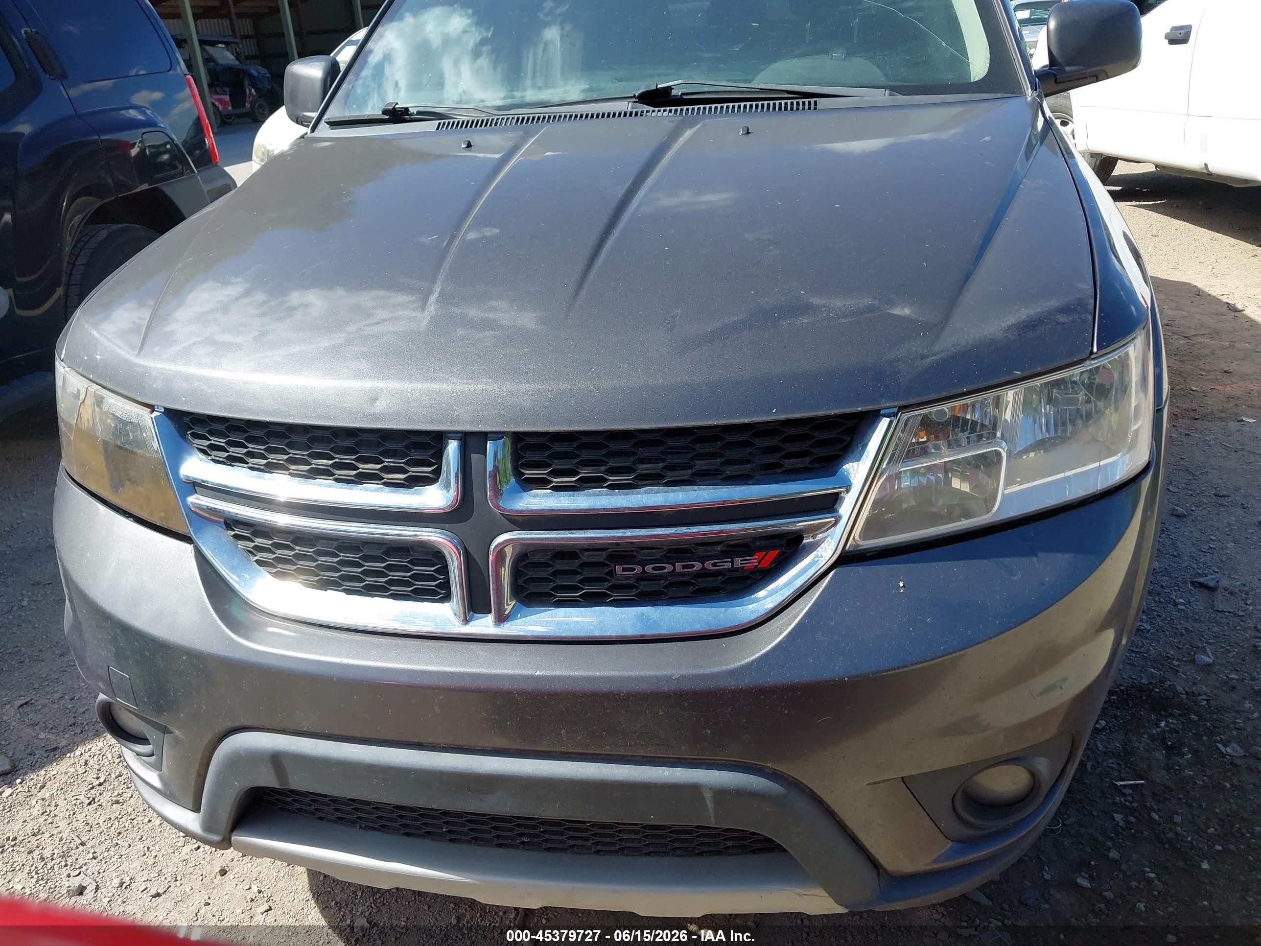 2015 Dodge Journey Sxt Gray vin: 3C4PDCBBXFT532483
