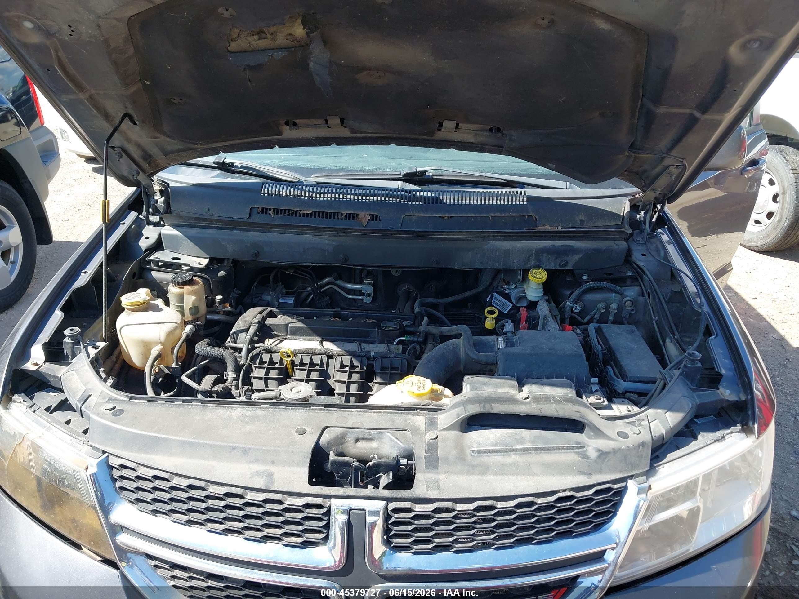 2015 Dodge Journey Sxt Gray vin: 3C4PDCBBXFT532483