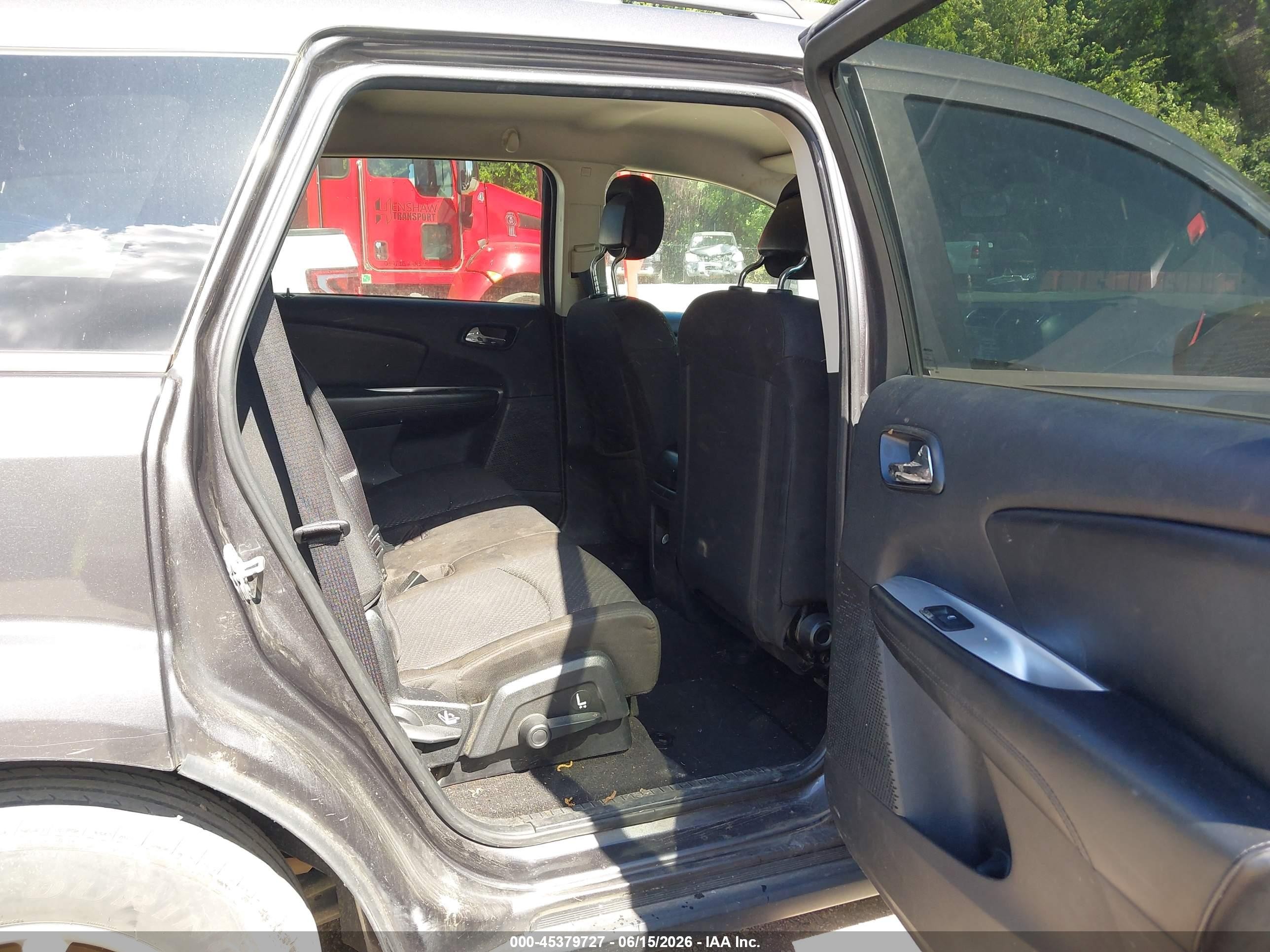 2015 Dodge Journey Sxt Gray vin: 3C4PDCBBXFT532483