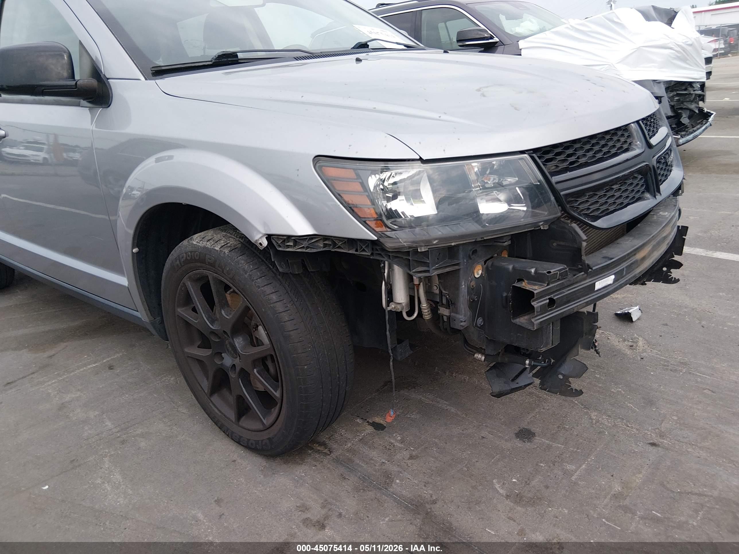 2015 Dodge Journey Sxt Gray vin: 3C4PDCBBXFT580534
