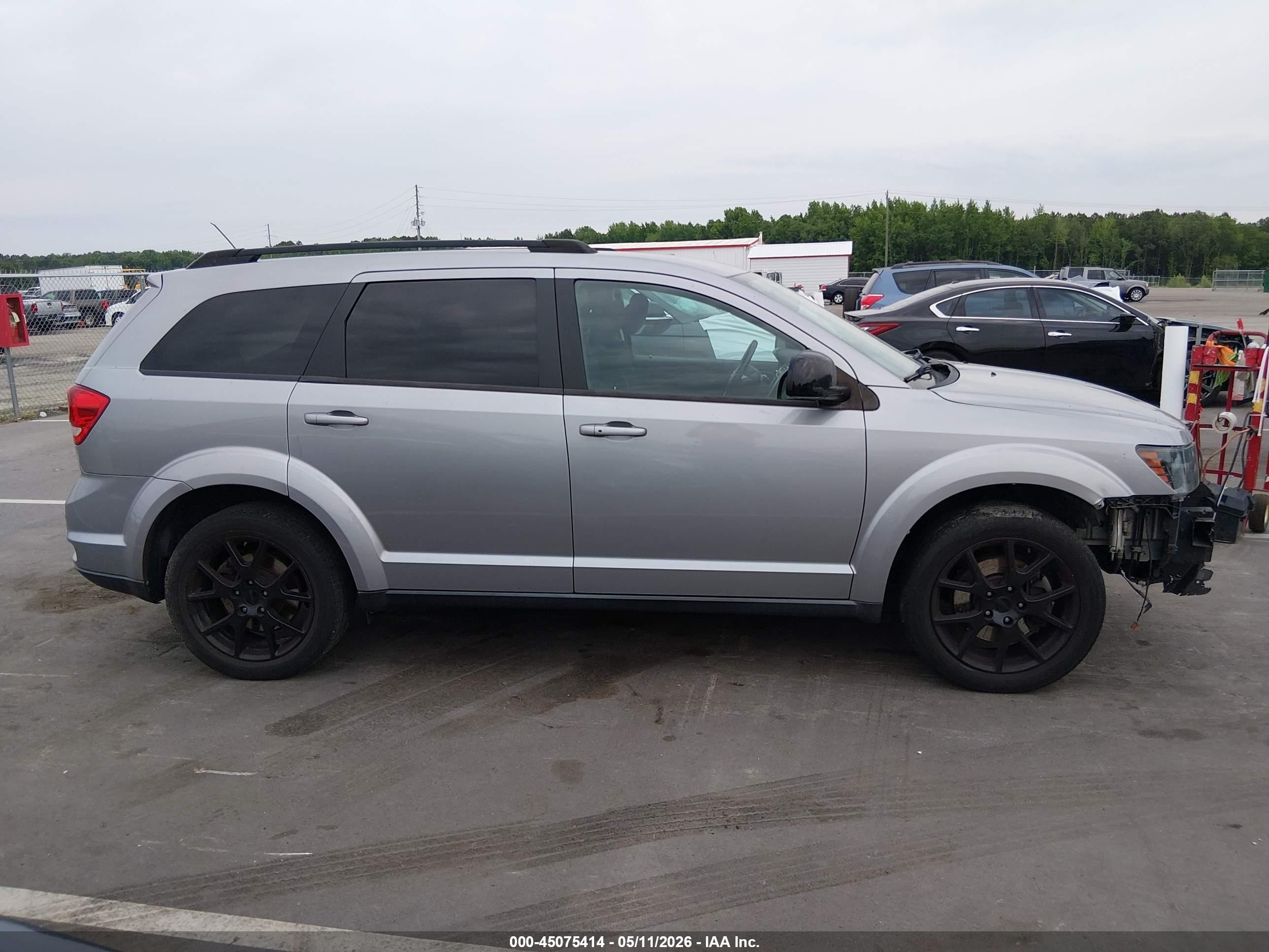 2015 Dodge Journey Sxt Gray vin: 3C4PDCBBXFT580534
