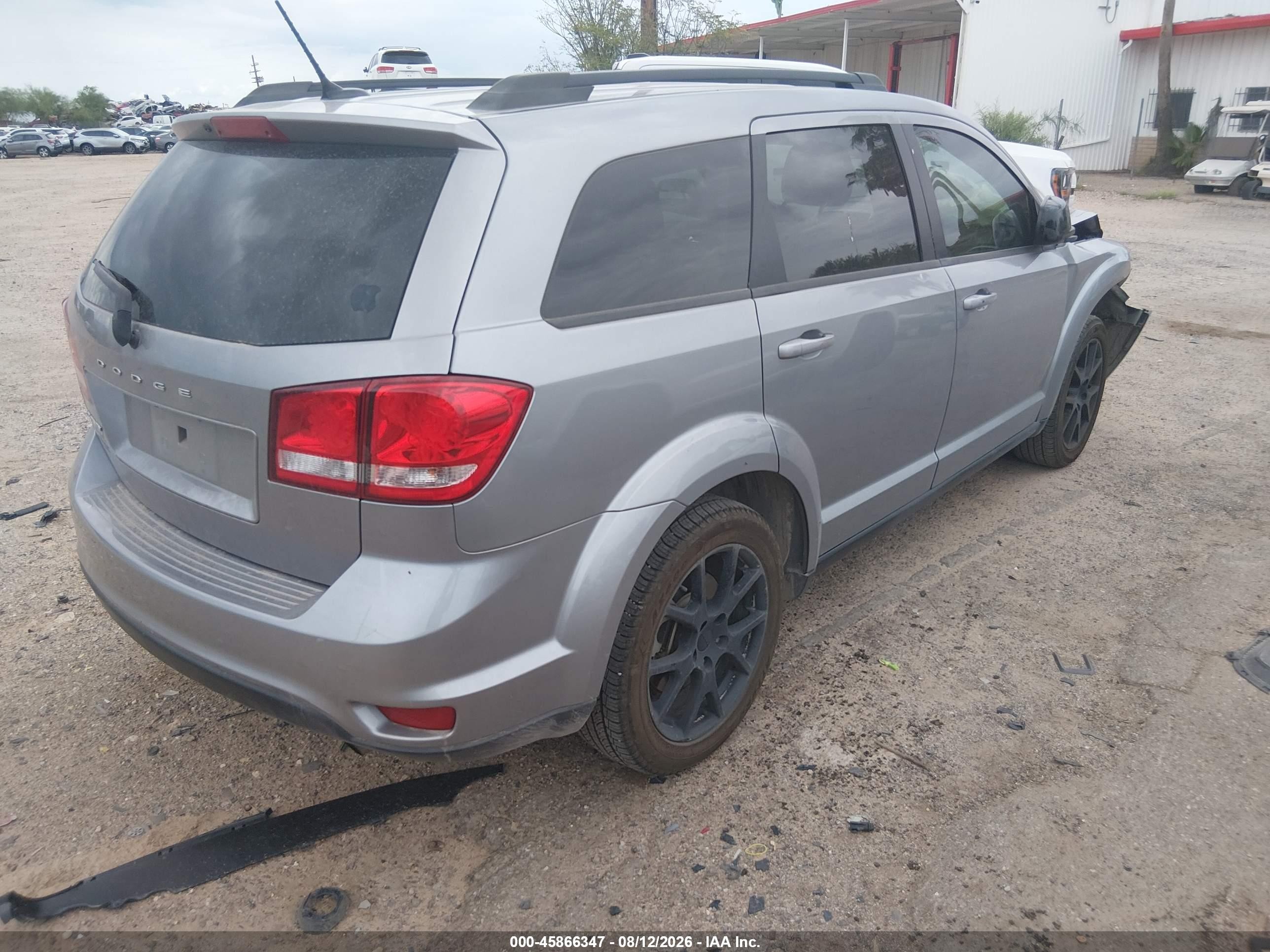 2015 Dodge Journey Sxt Gray vin: 3C4PDCBBXFT637511
