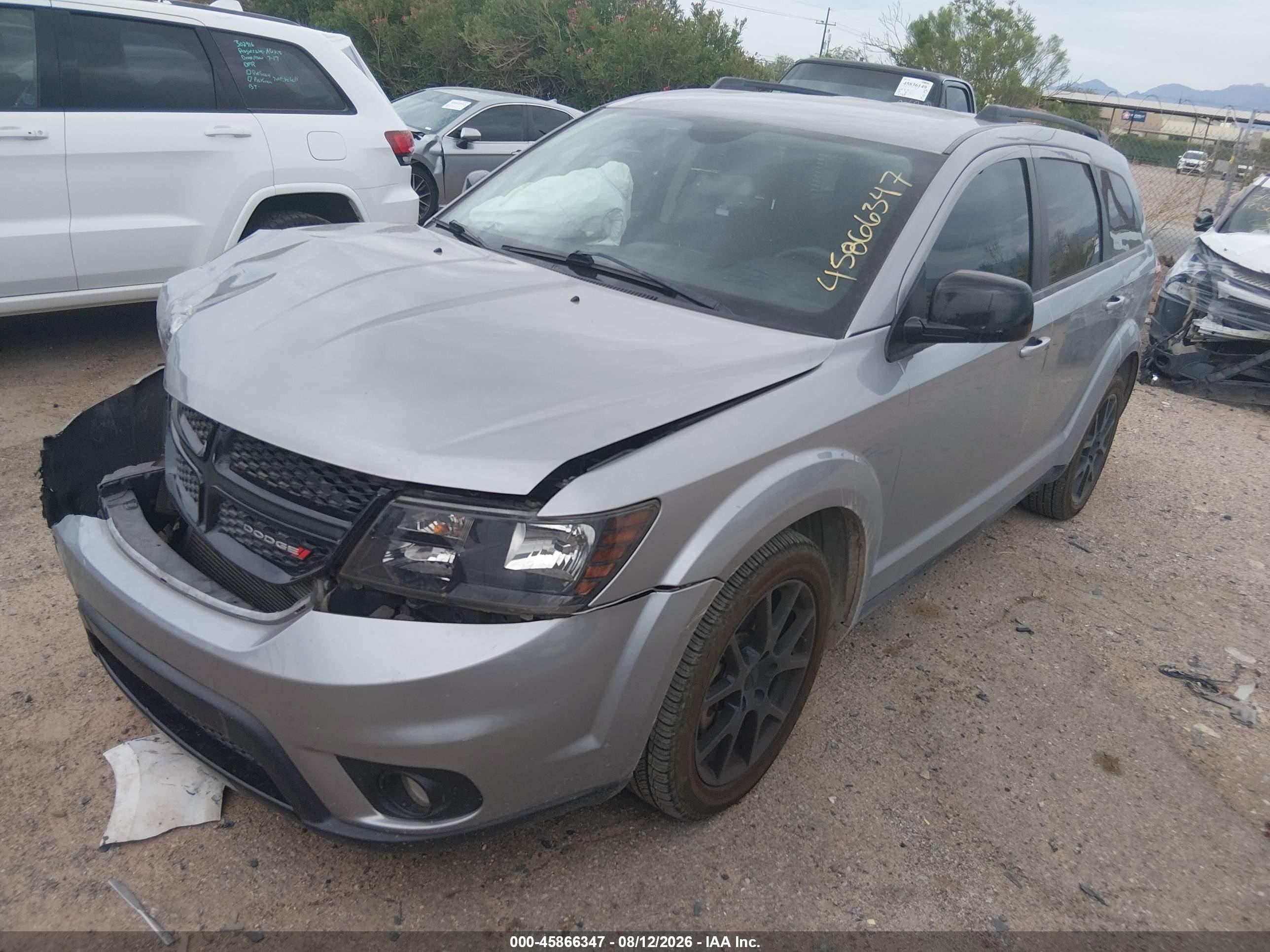 2015 Dodge Journey Sxt Gray vin: 3C4PDCBBXFT637511