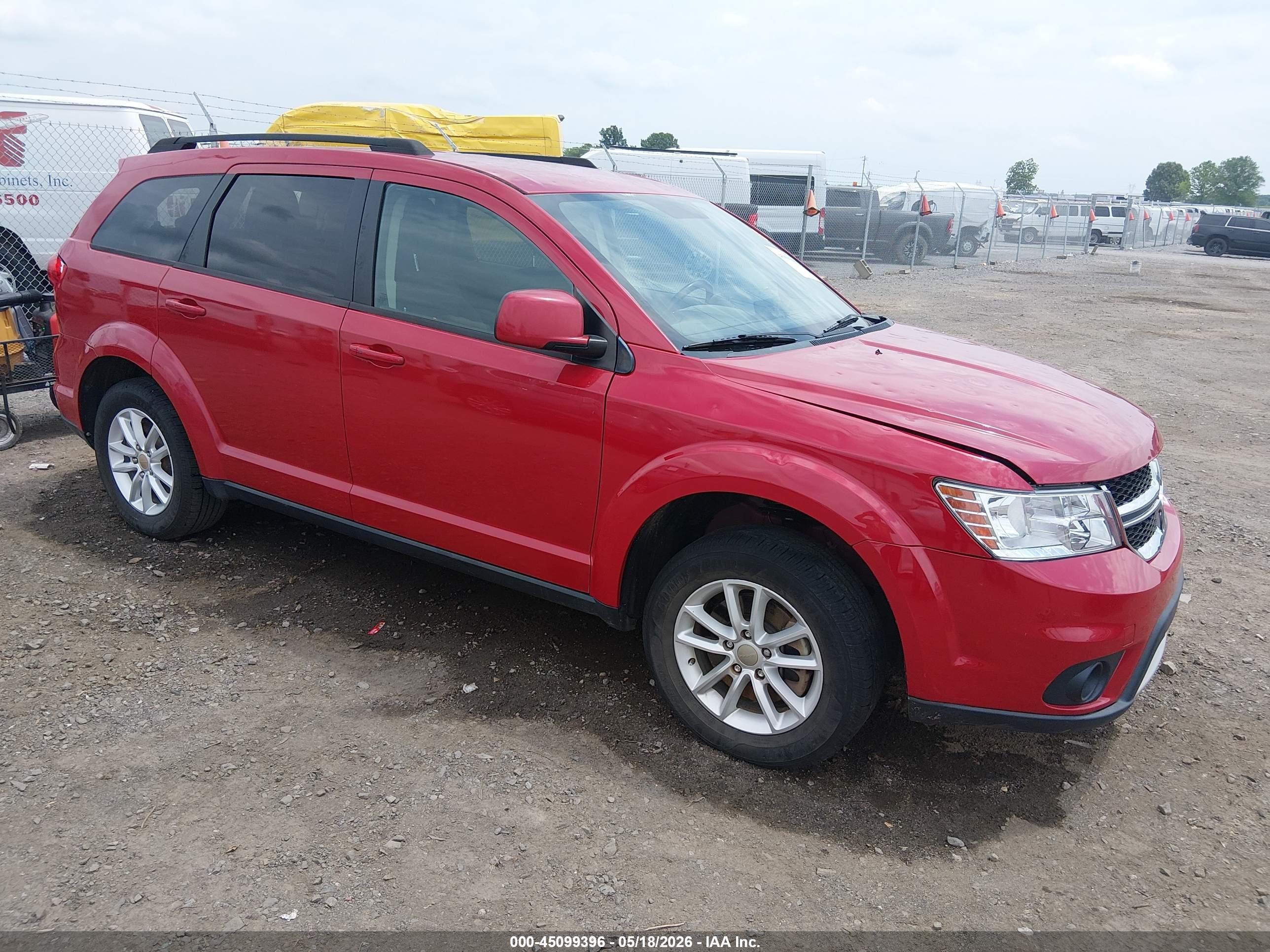 2016 Dodge Journey Sxt Red vin: 3C4PDCBBXGT115561