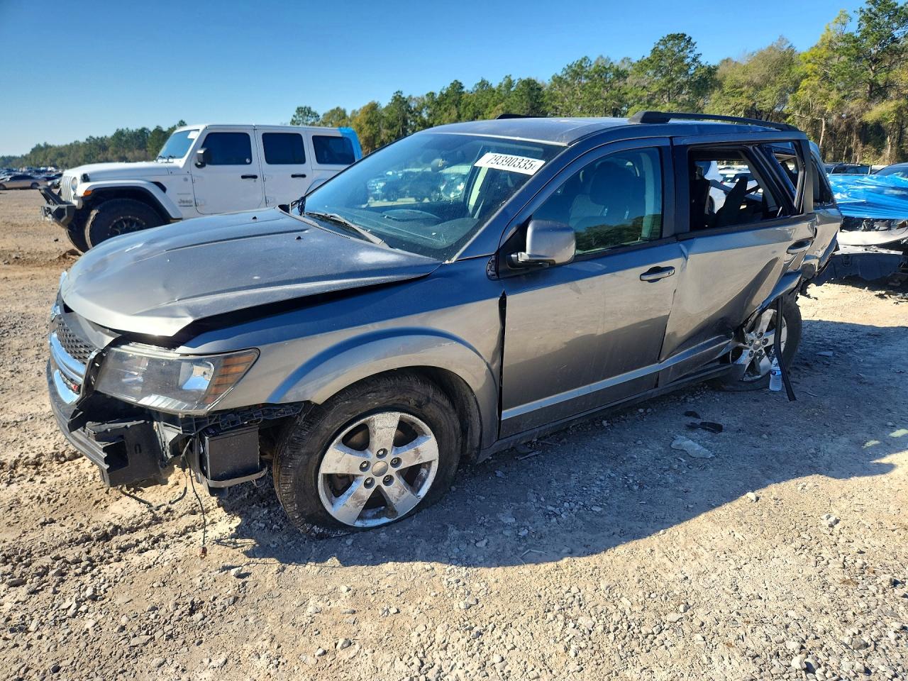 2012 Dodge Journey Sxt Gray vin: 3C4PDCBG0CT161258
