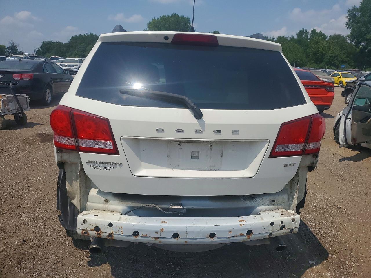 2012 Dodge Journey Sxt White vin: 3C4PDCBG0CT223841