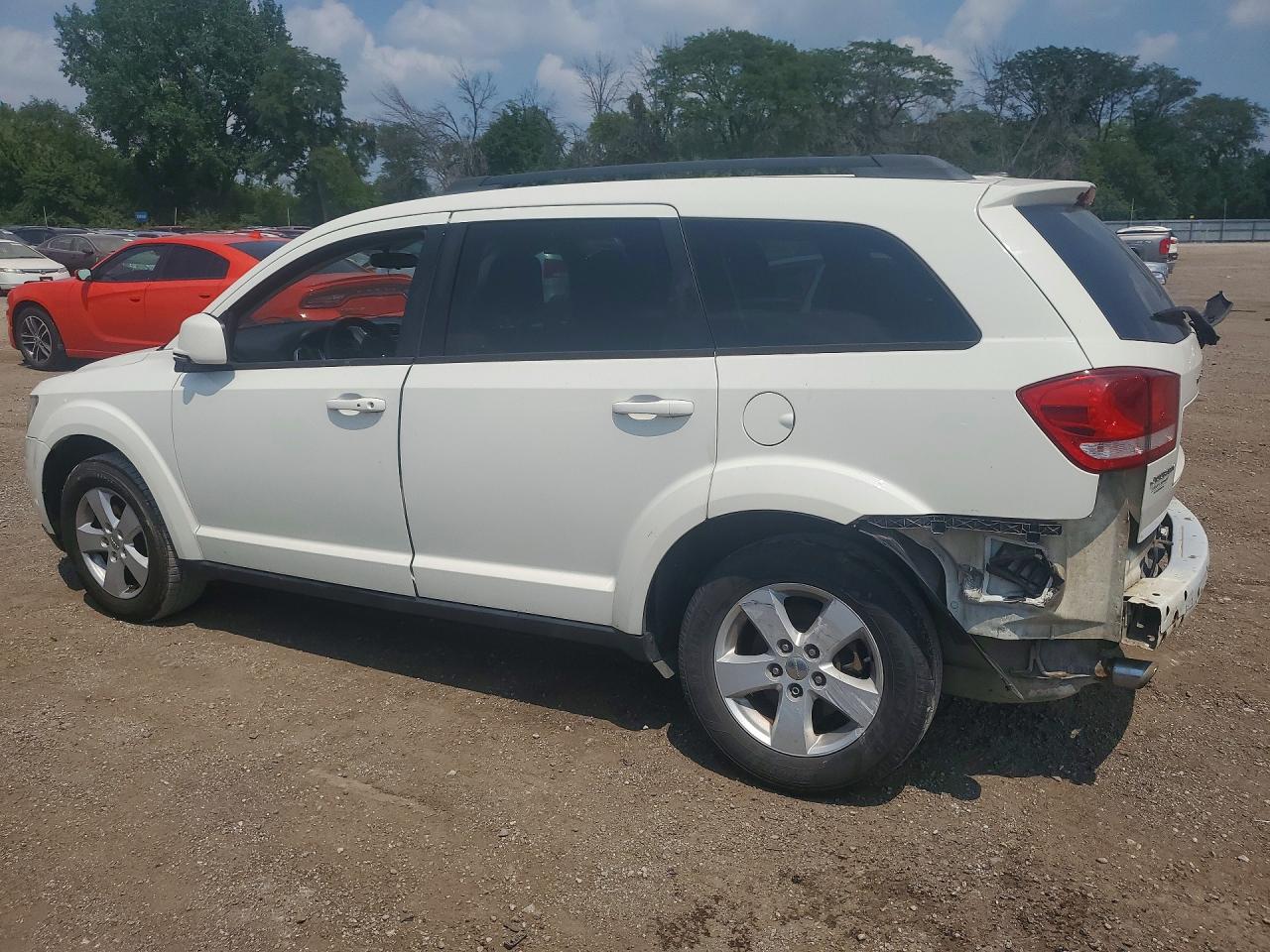 2012 Dodge Journey Sxt White vin: 3C4PDCBG0CT223841