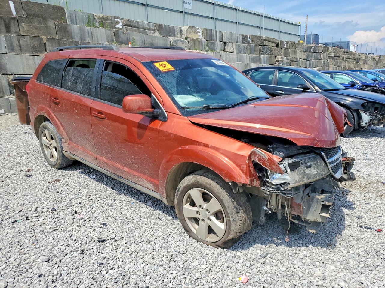 2012 Dodge Journey Sxt Orange vin: 3C4PDCBG0CT272909