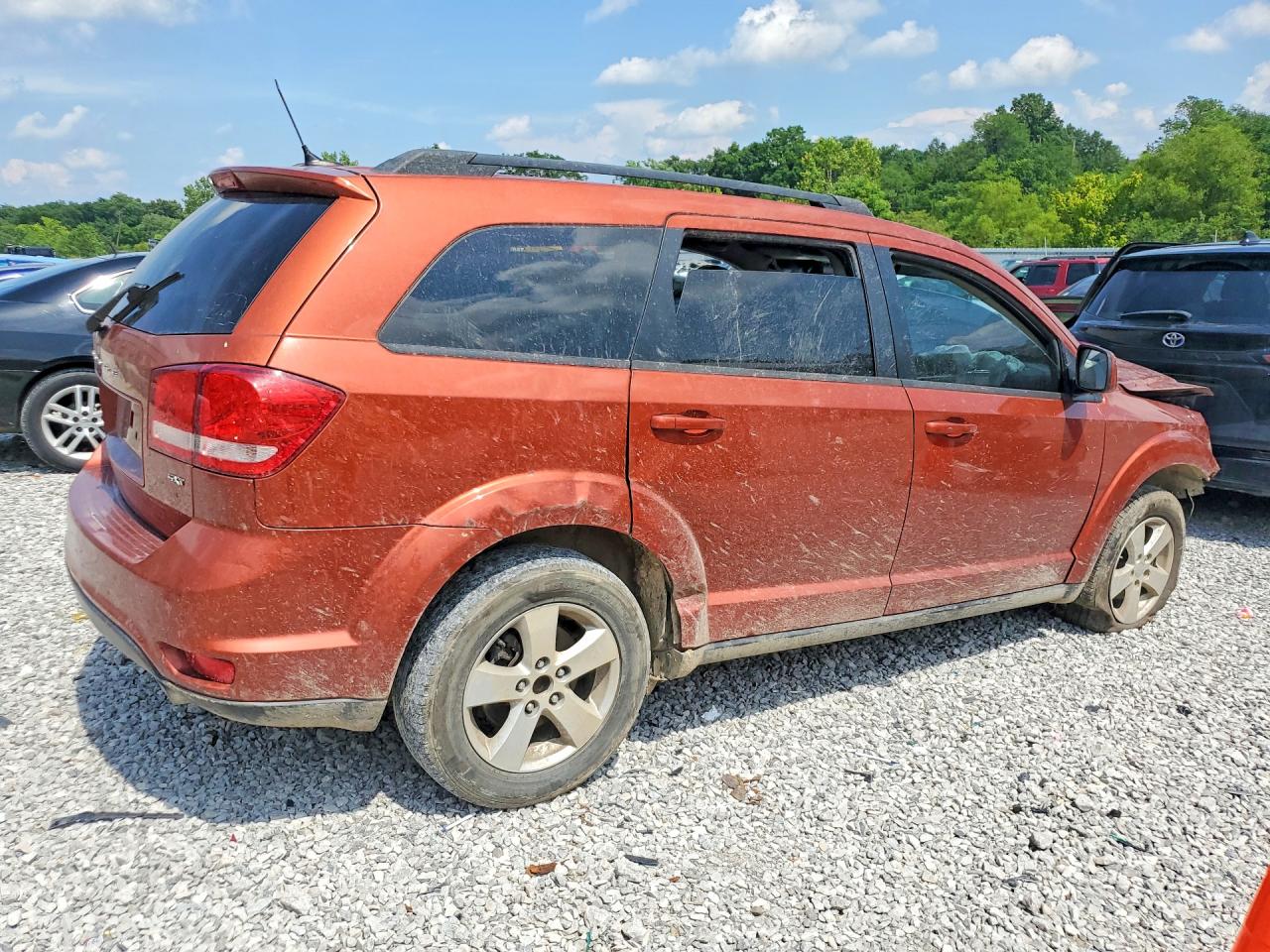 2012 Dodge Journey Sxt Orange vin: 3C4PDCBG0CT272909