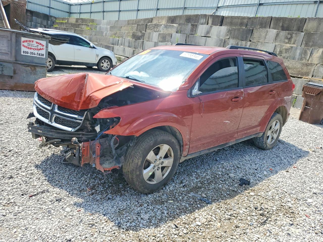 2012 Dodge Journey Sxt Orange vin: 3C4PDCBG0CT272909