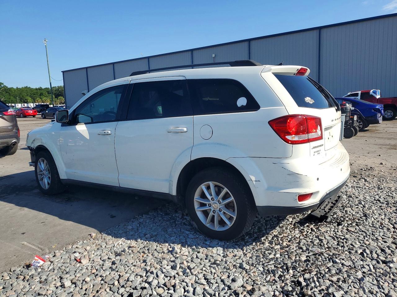 2013 Dodge Journey Sxt White vin: 3C4PDCBG0DT516365