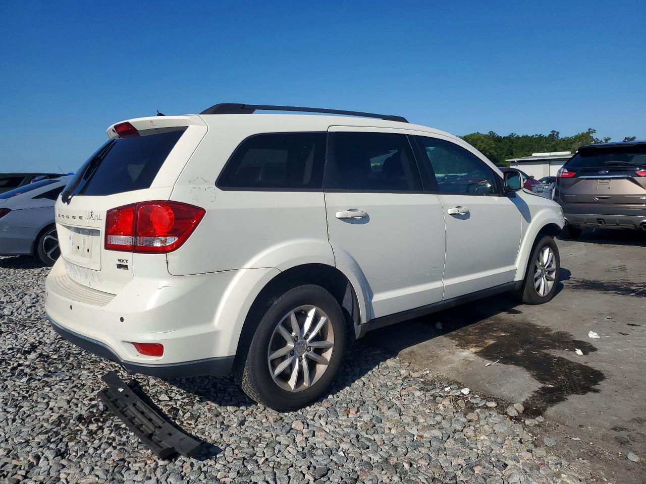 2013 Dodge Journey Sxt White vin: 3C4PDCBG0DT516365