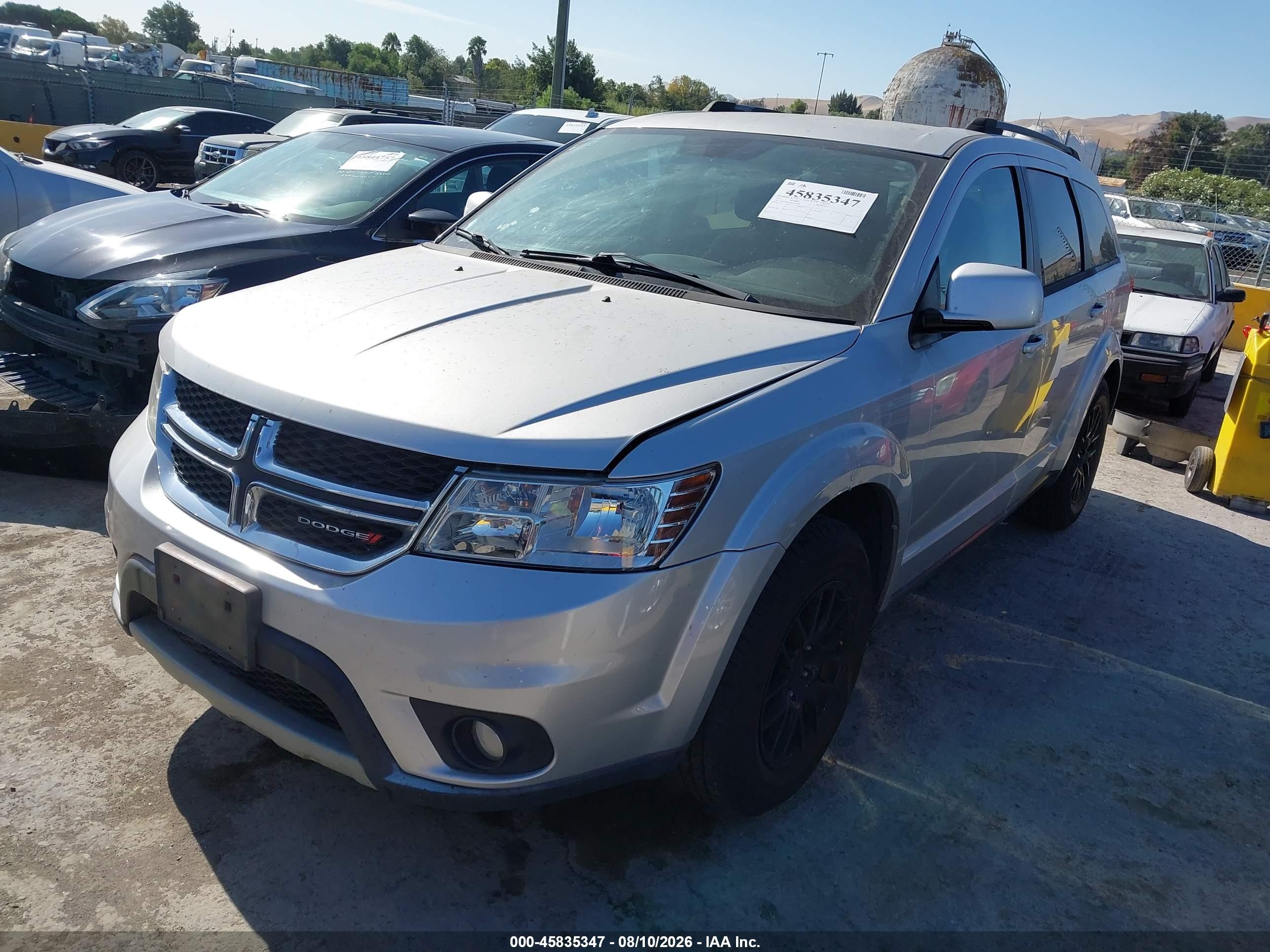 2013 Dodge Journey Sxt Silver vin: 3C4PDCBG0DT523509