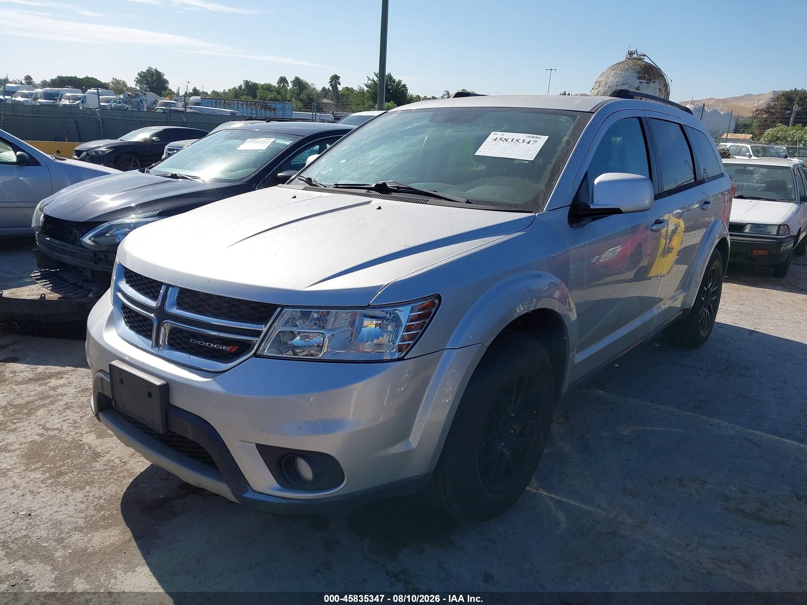 2013 Dodge Journey Sxt Silver vin: 3C4PDCBG0DT523509