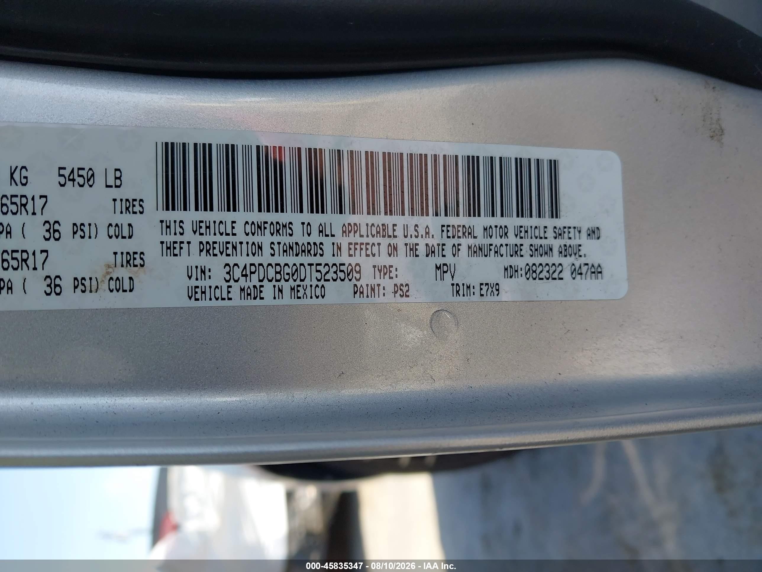 2013 Dodge Journey Sxt Silver vin: 3C4PDCBG0DT523509