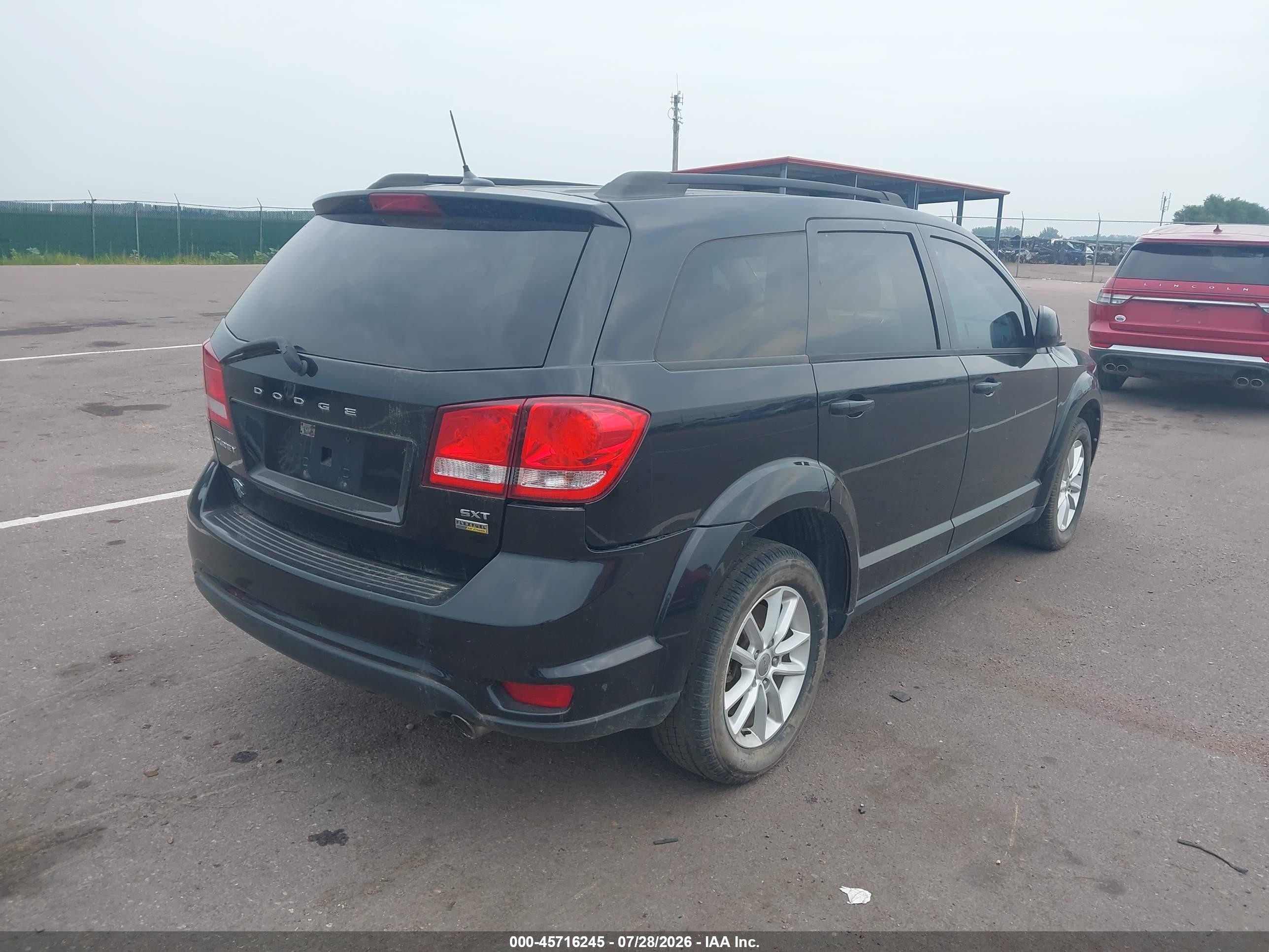 2013 Dodge Journey Sxt Black vin: 3C4PDCBG0DT546790