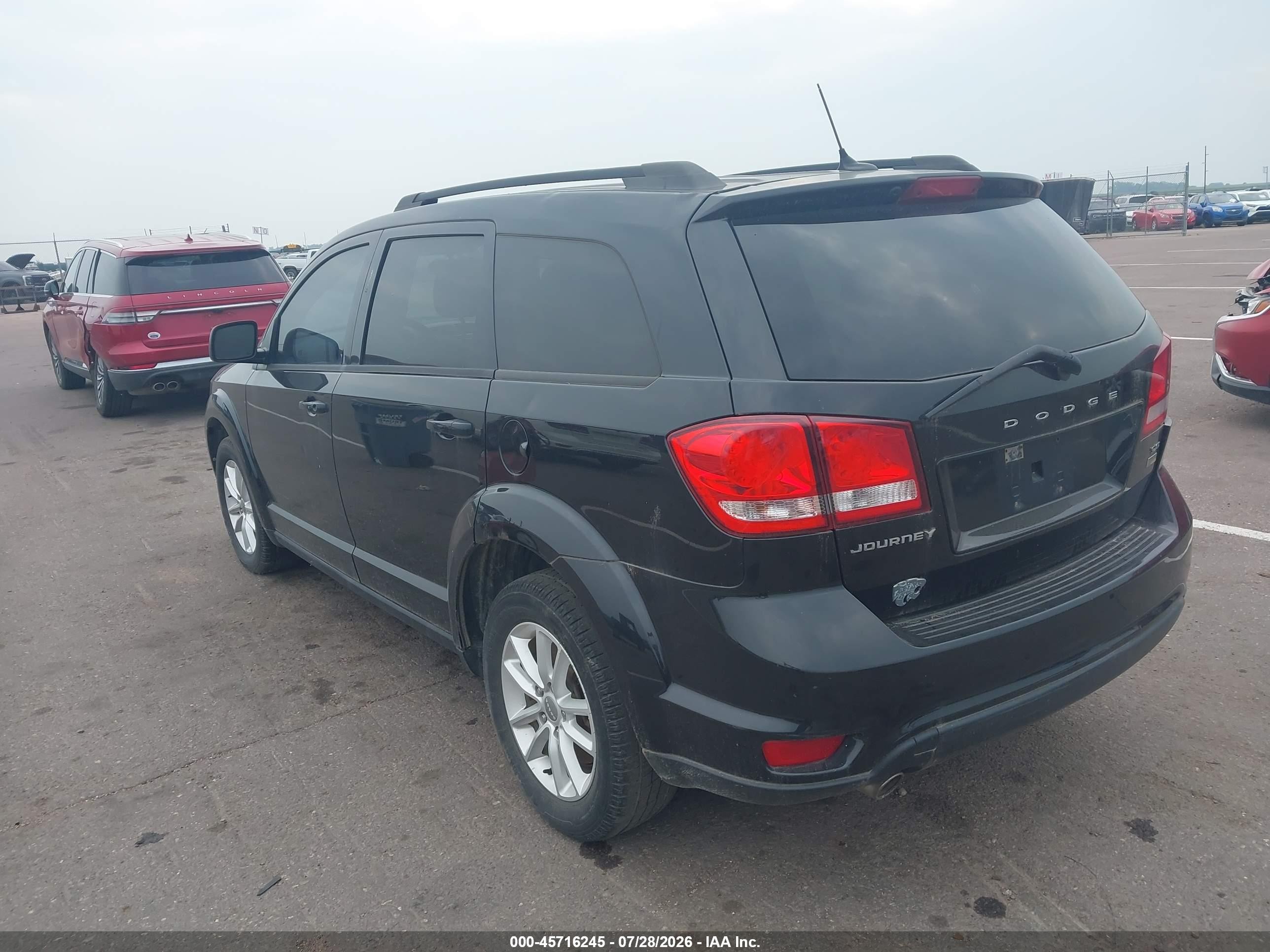 2013 Dodge Journey Sxt Black vin: 3C4PDCBG0DT546790