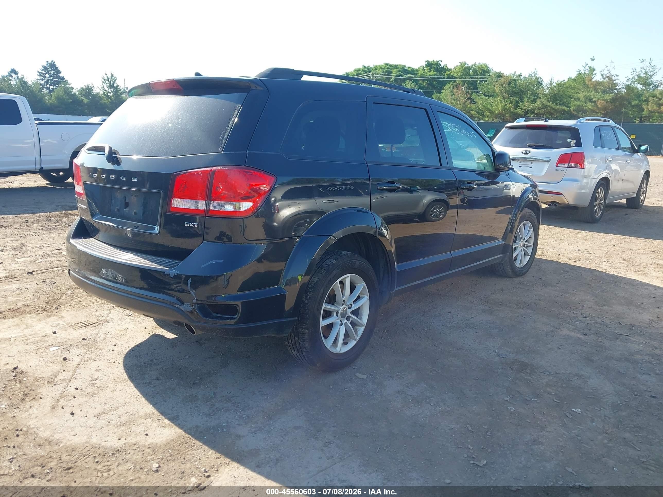 2013 Dodge Journey Sxt Black vin: 3C4PDCBG0DT564271