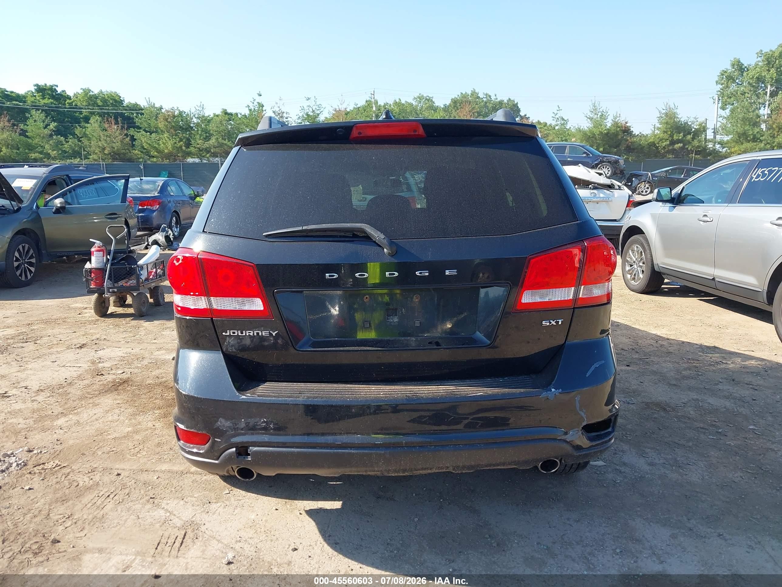 2013 Dodge Journey Sxt Black vin: 3C4PDCBG0DT564271