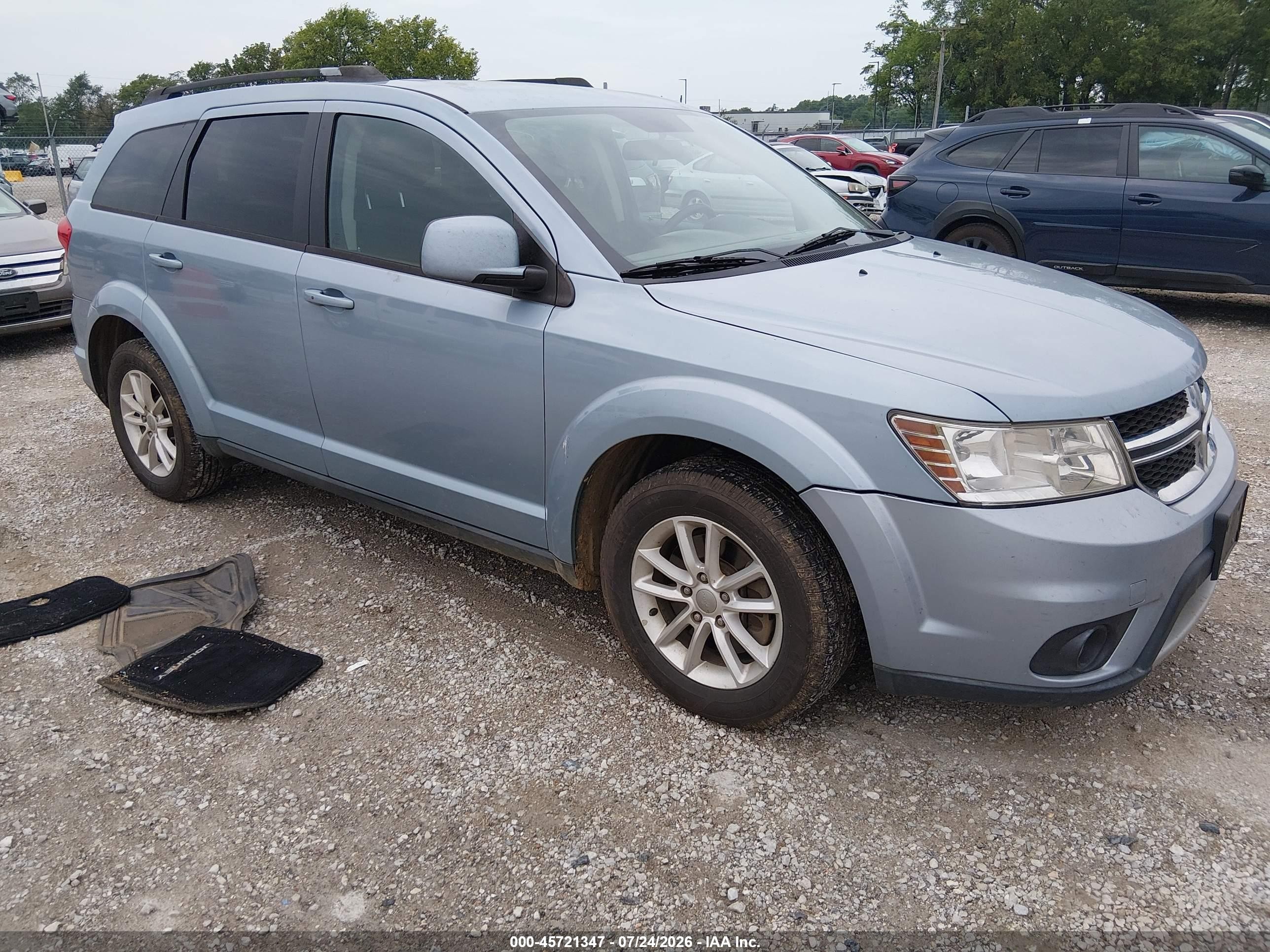 2013 Dodge Journey Sxt Blue vin: 3C4PDCBG0DT636862