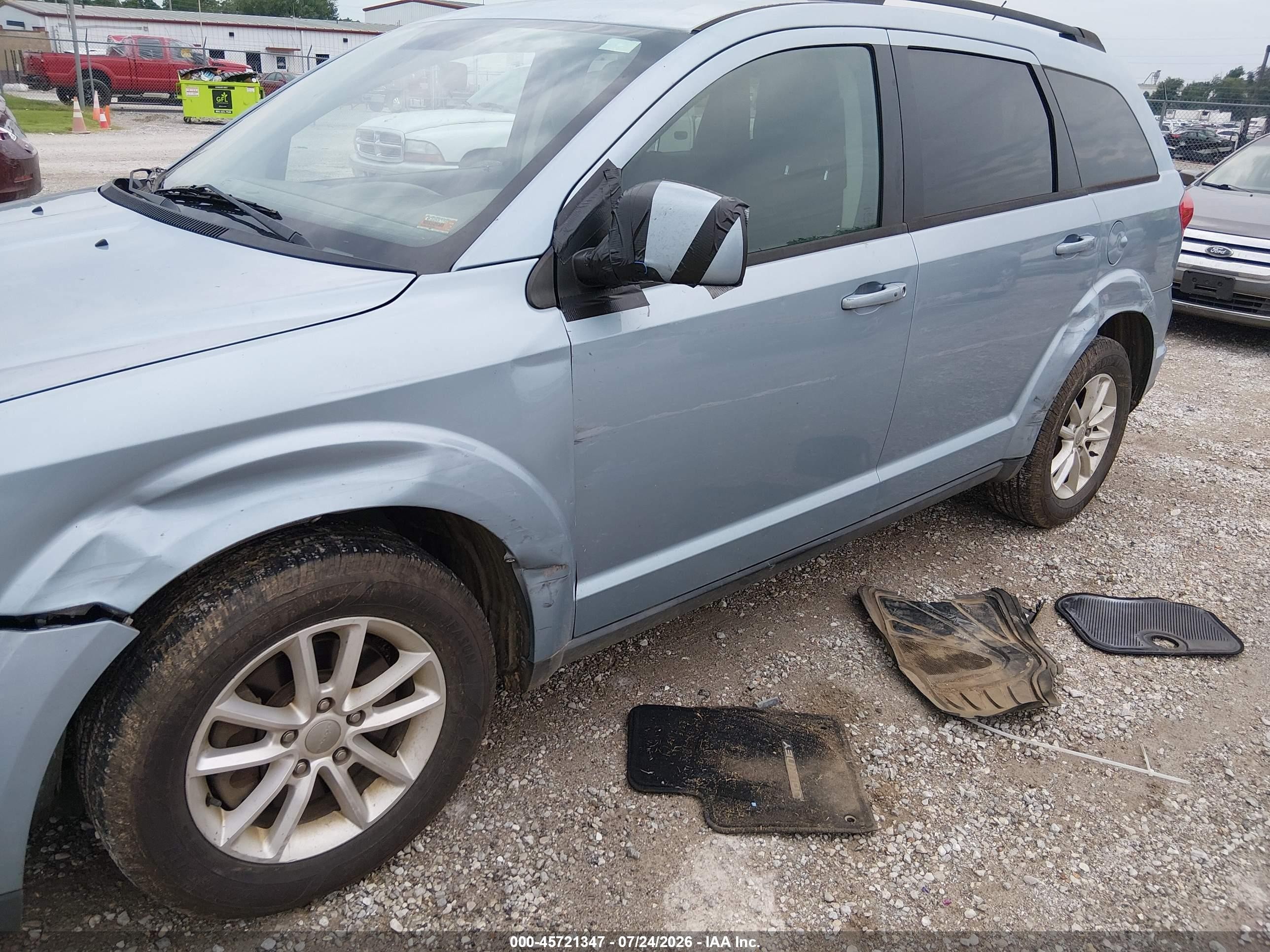 2013 Dodge Journey Sxt Blue vin: 3C4PDCBG0DT636862