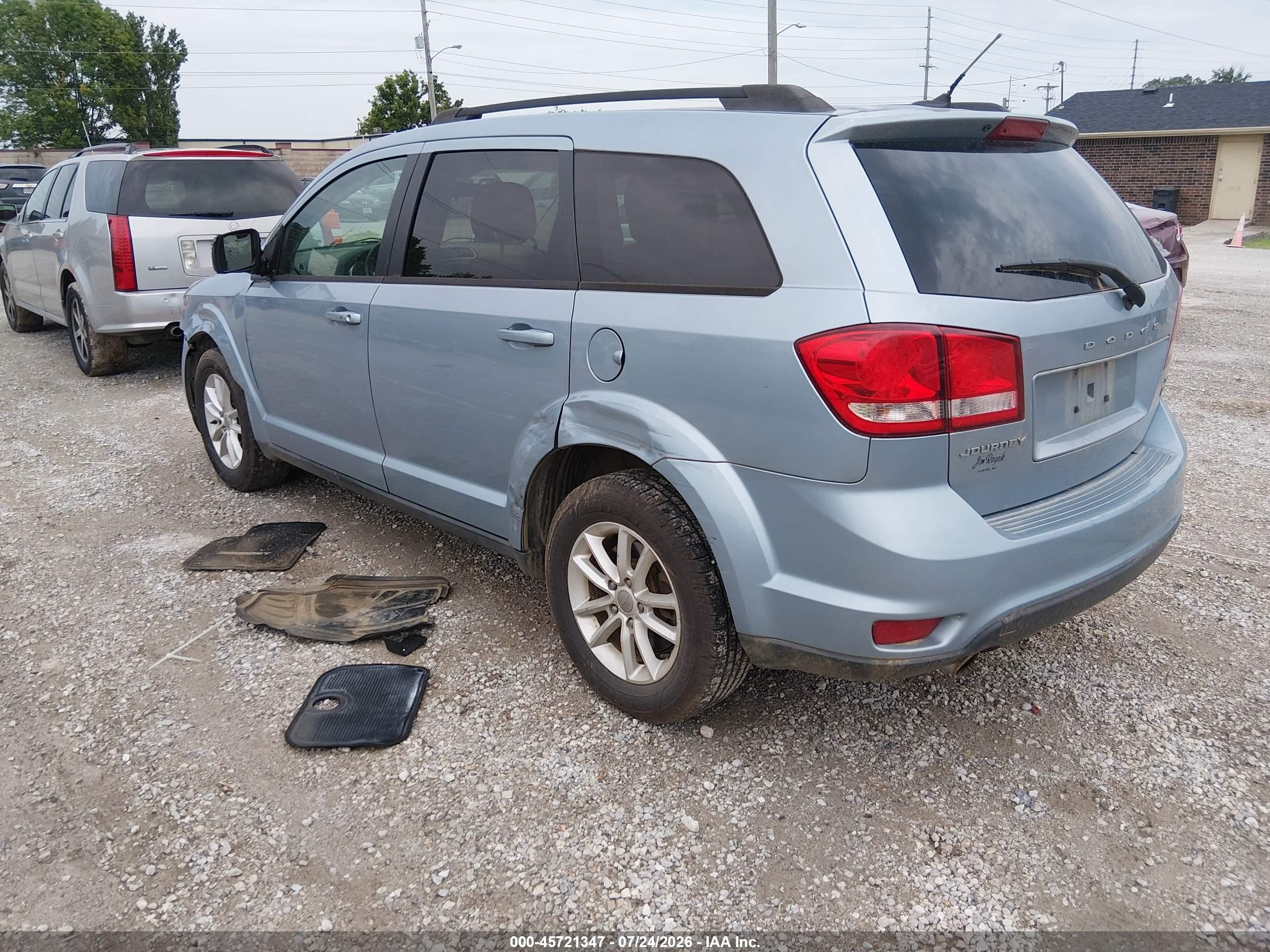 2013 Dodge Journey Sxt Blue vin: 3C4PDCBG0DT636862