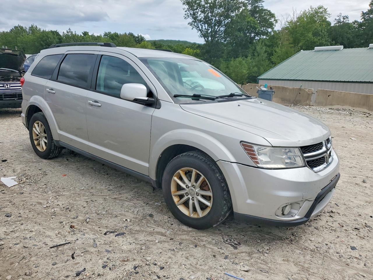2013 Dodge Journey Silver vin: 3C4PDCBG0DT649885