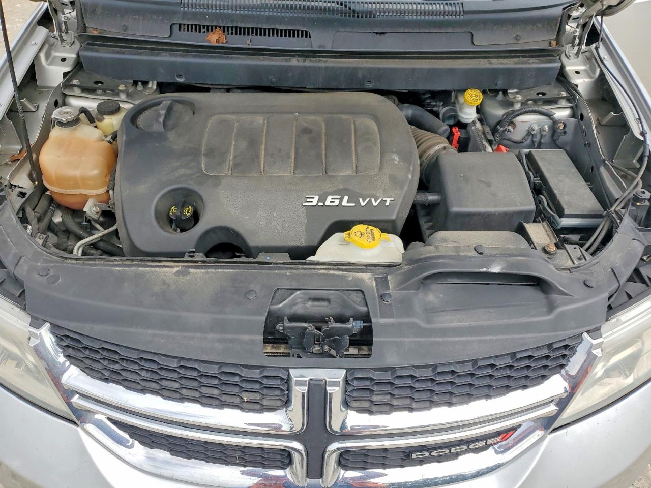 2013 Dodge Journey Silver vin: 3C4PDCBG0DT649885
