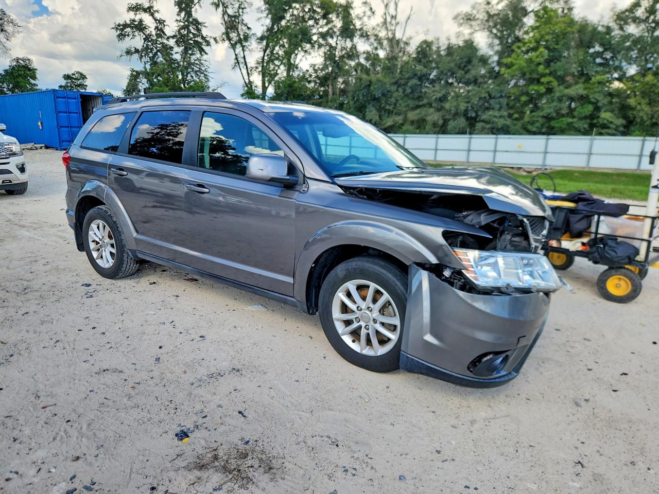 2013 Dodge Journey Sxt Gray vin: 3C4PDCBG0DT662930