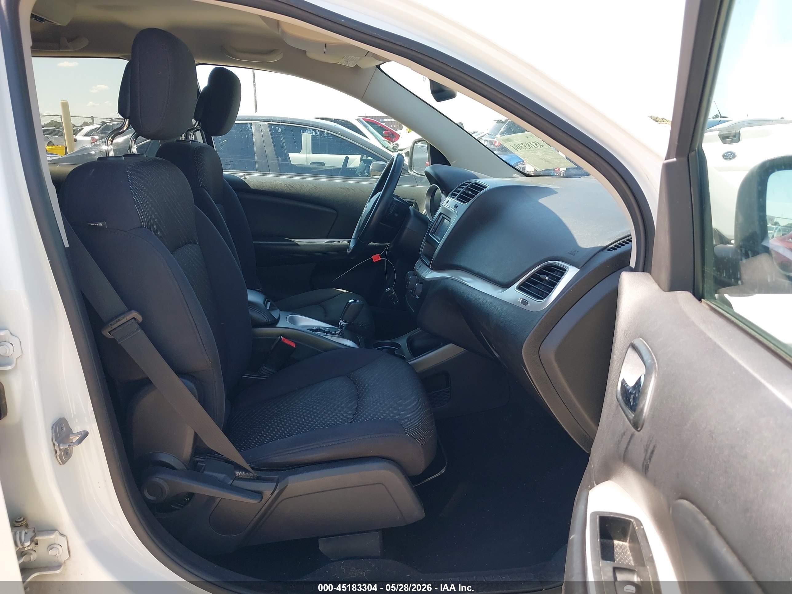 2013 Dodge Journey Sxt White vin: 3C4PDCBG0DT680408