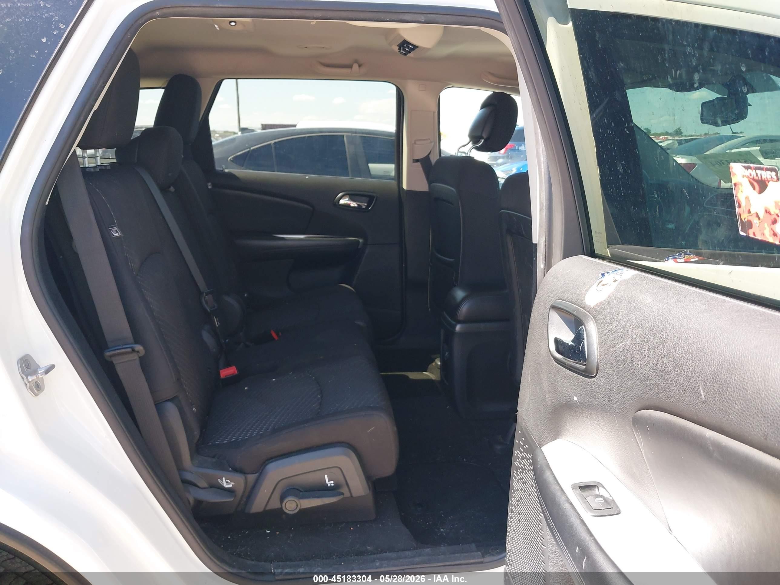 2013 Dodge Journey Sxt White vin: 3C4PDCBG0DT680408