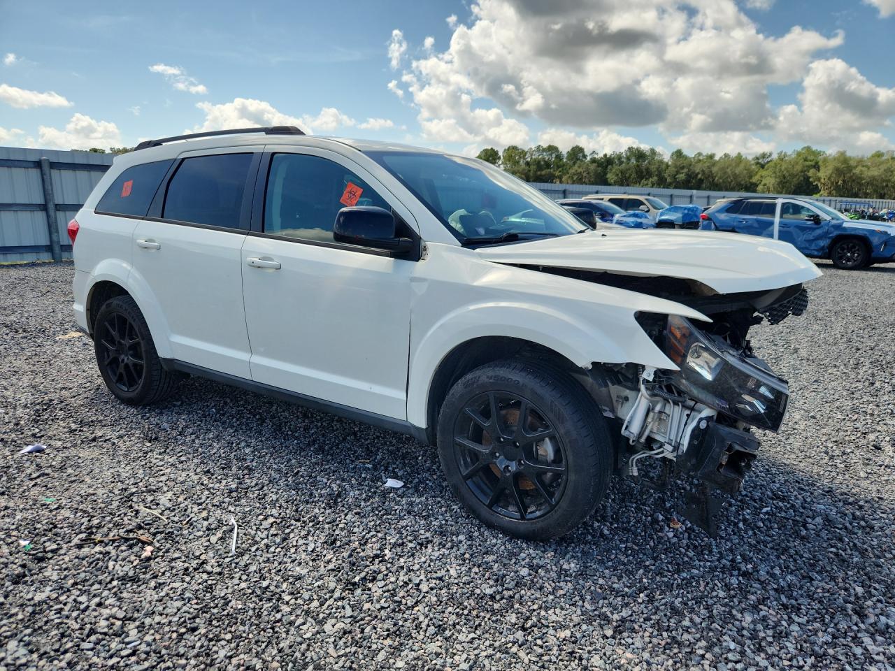 2013 Dodge Journey Sxt White vin: 3C4PDCBG0DT695894