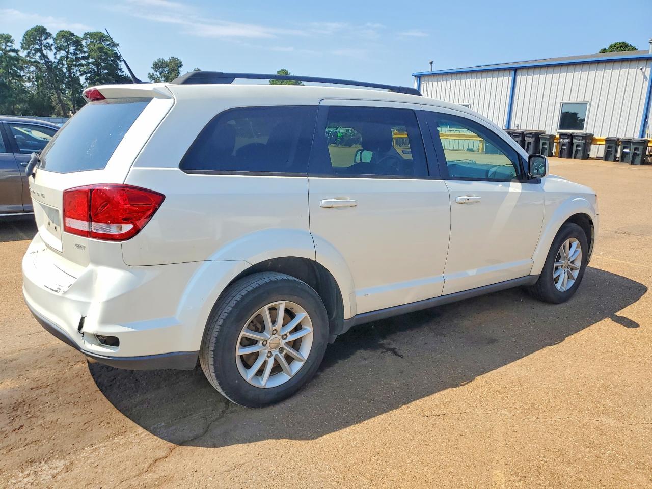 2014 Dodge Journey Sxt White vin: 3C4PDCBG0ET122026