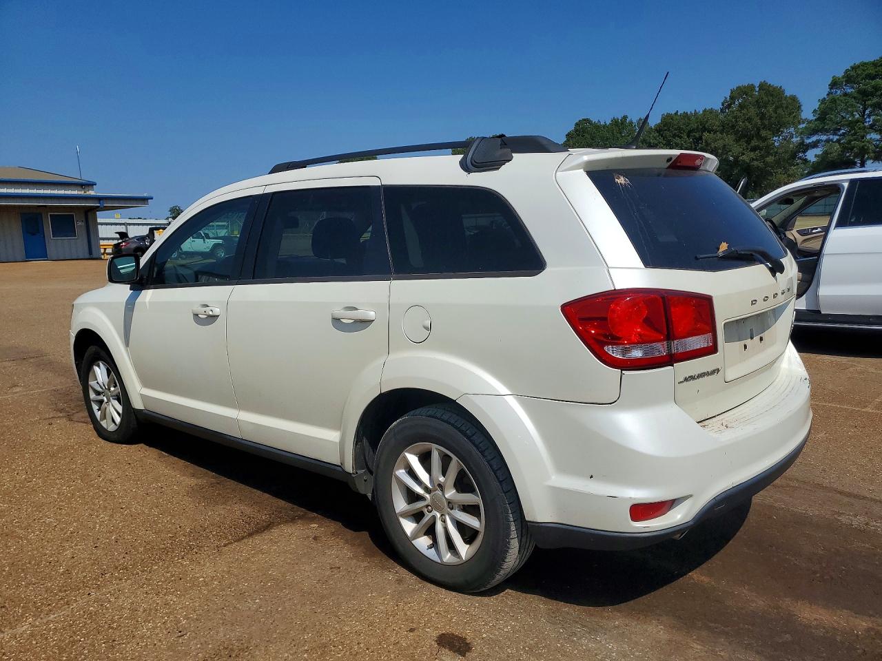 2014 Dodge Journey Sxt White vin: 3C4PDCBG0ET122026