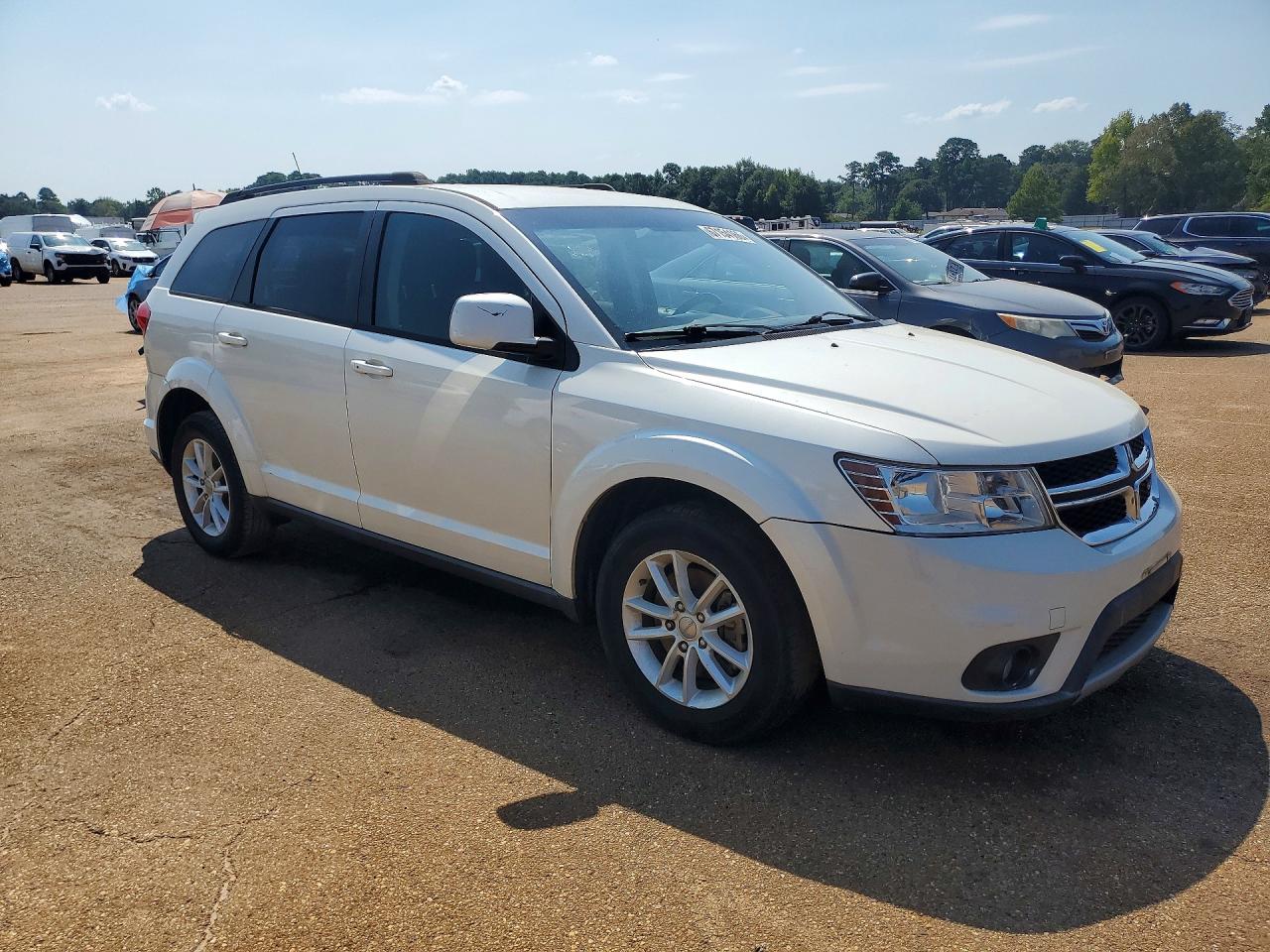 2014 Dodge Journey Sxt White vin: 3C4PDCBG0ET122026
