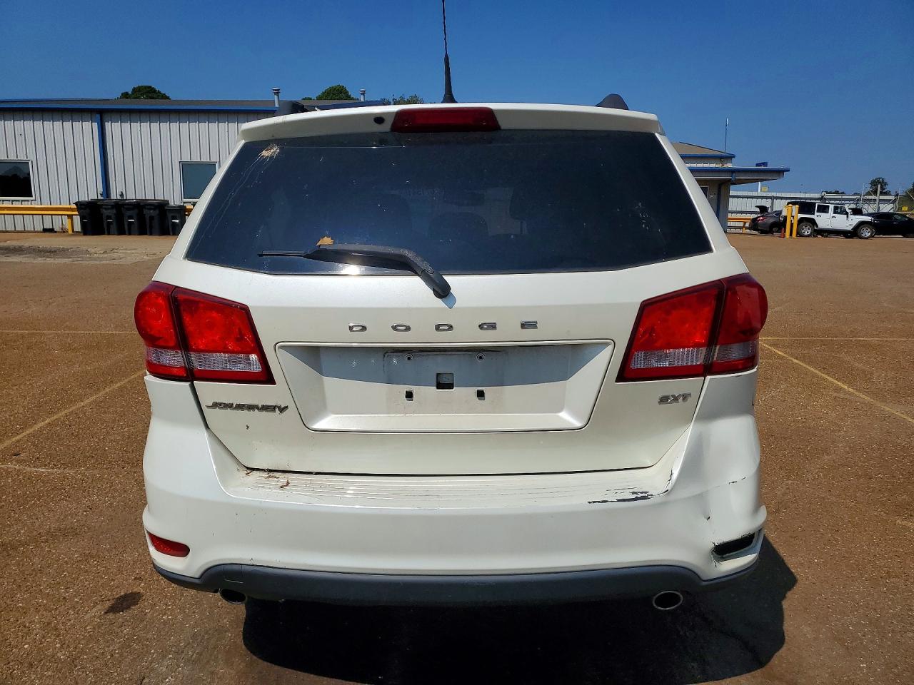 2014 Dodge Journey Sxt White vin: 3C4PDCBG0ET122026