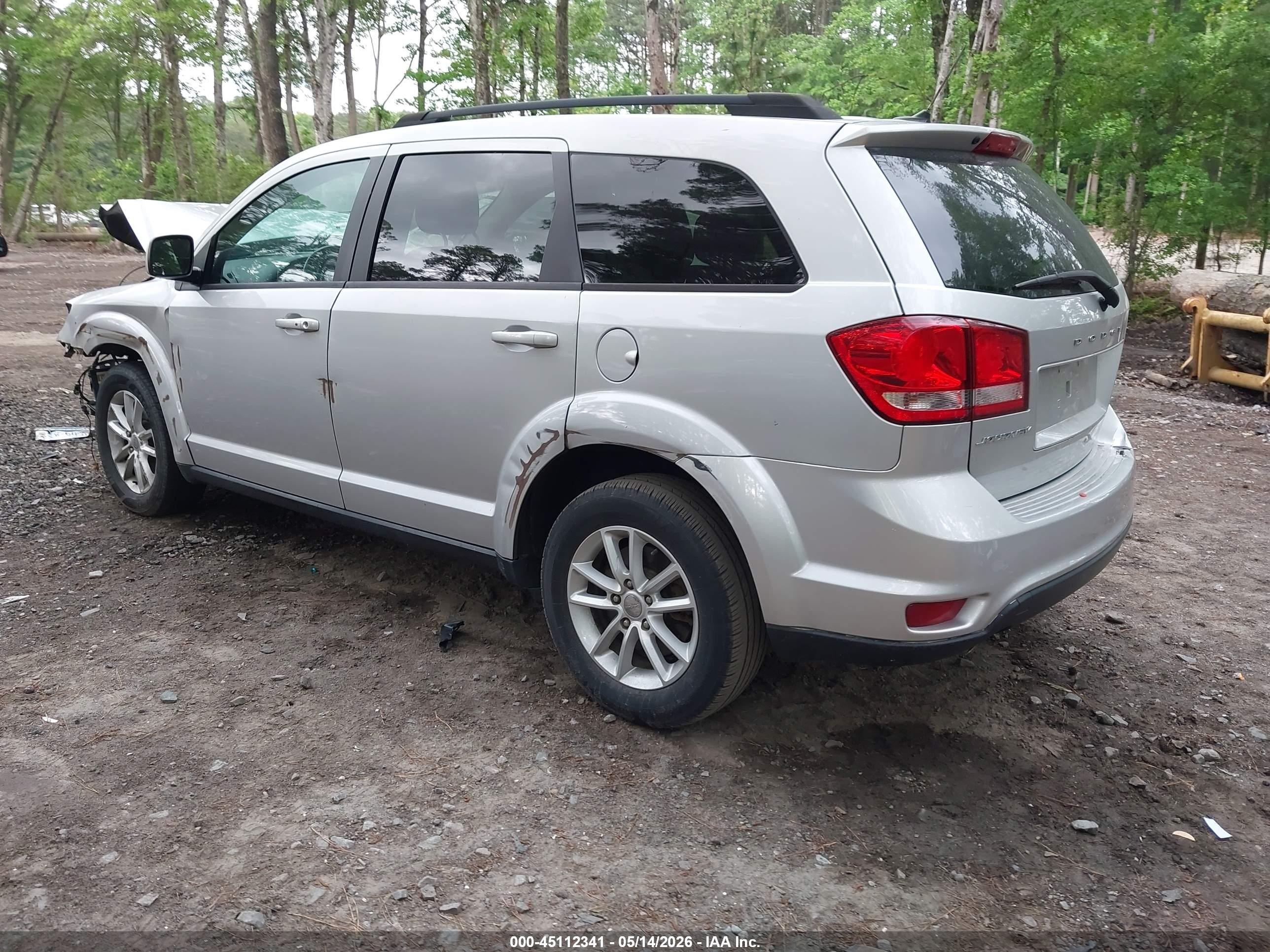 2014 Dodge Journey Sxt Silver vin: 3C4PDCBG0ET141028