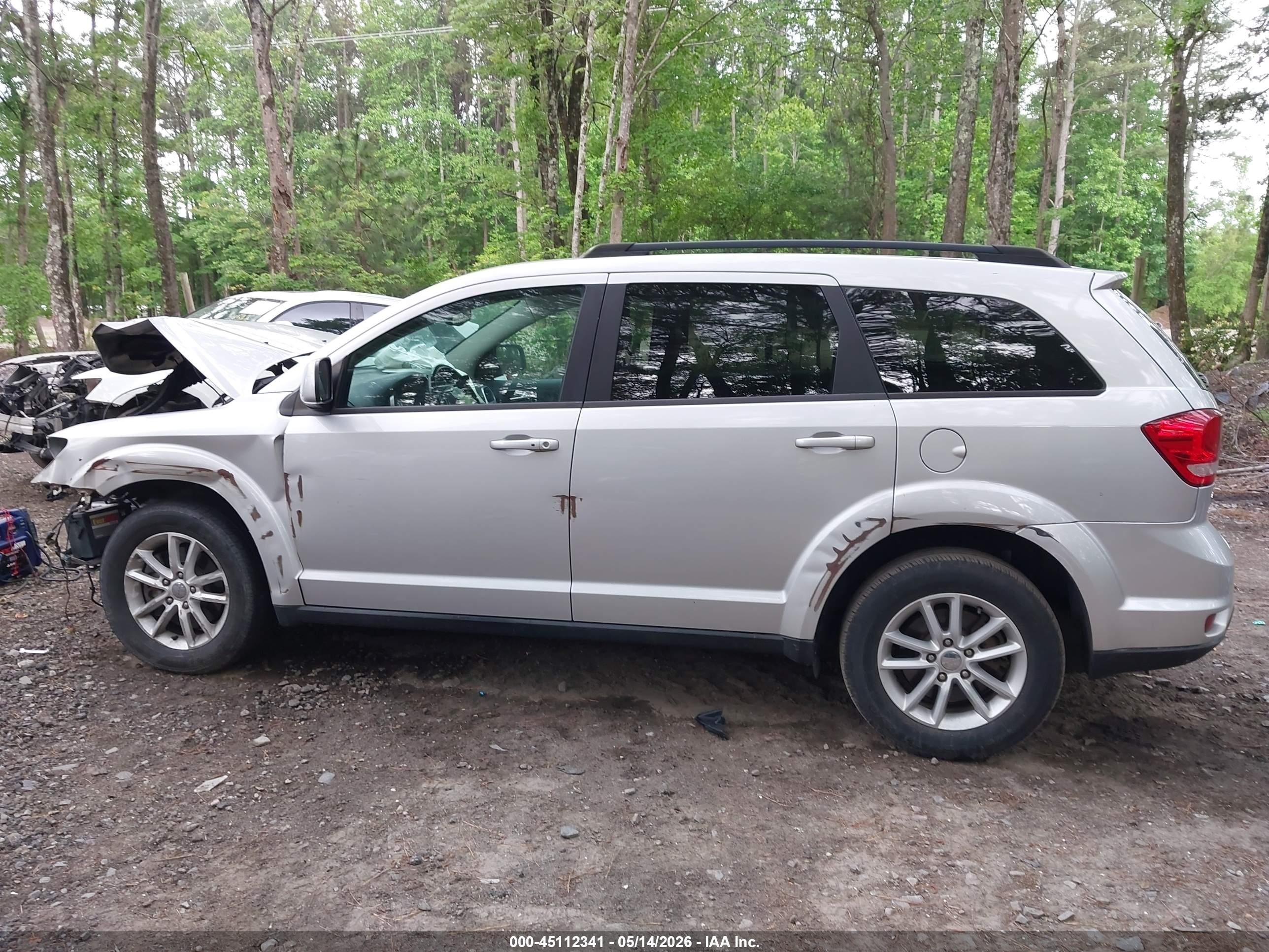 2014 Dodge Journey Sxt Silver vin: 3C4PDCBG0ET141028