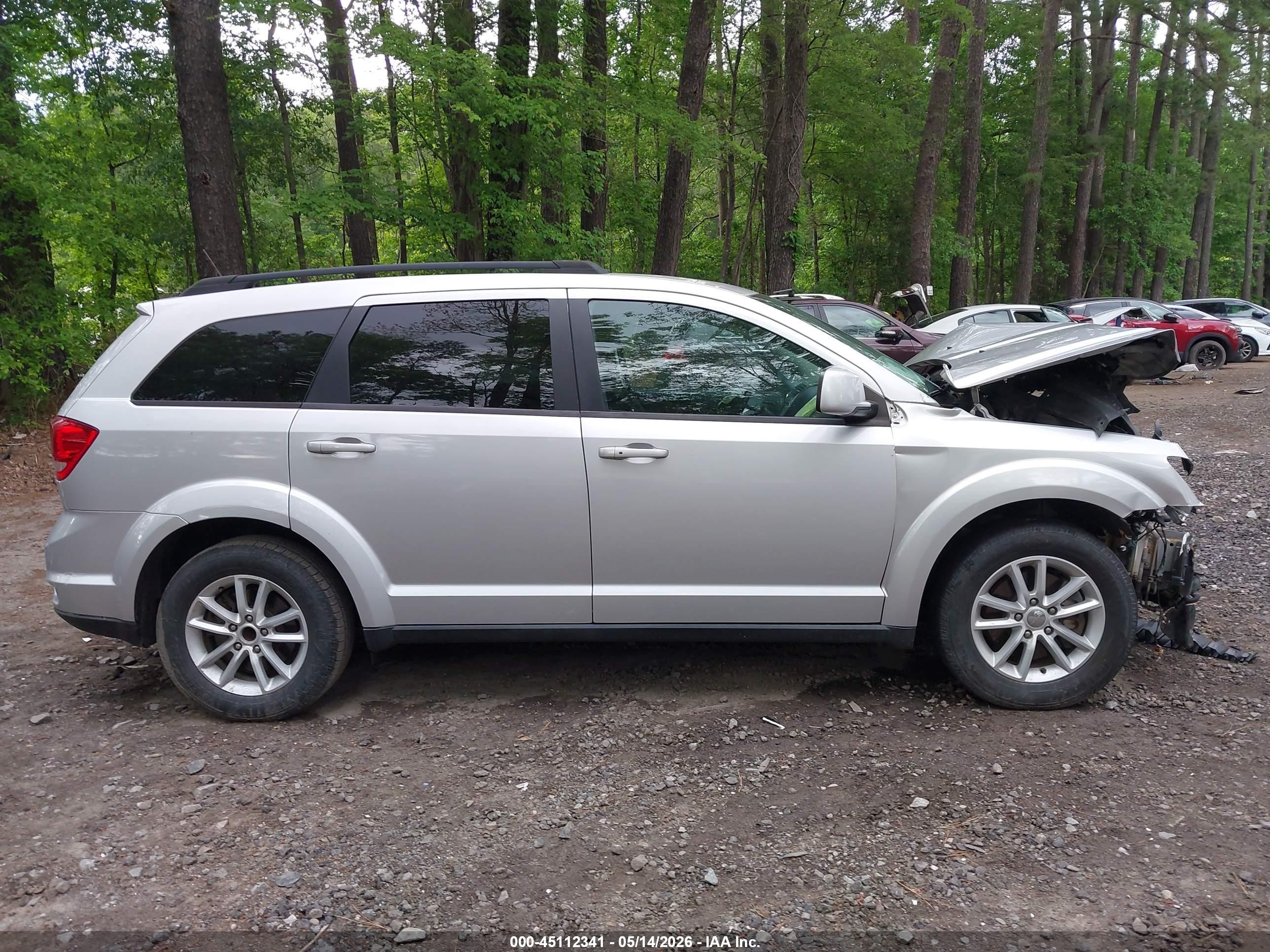 2014 Dodge Journey Sxt Silver vin: 3C4PDCBG0ET141028