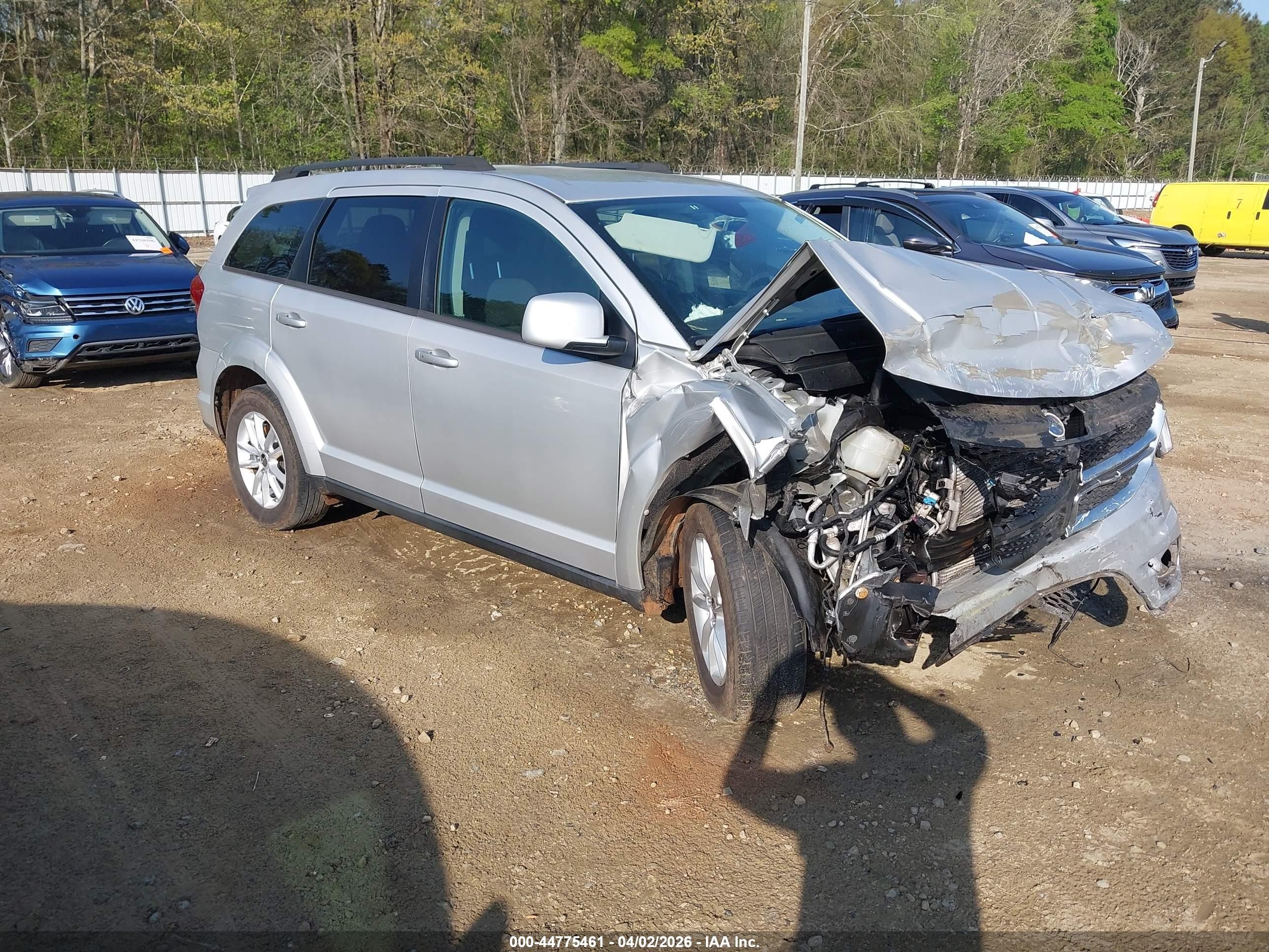 2014 Dodge Journey Sxt Silver vin: 3C4PDCBG0ET158394