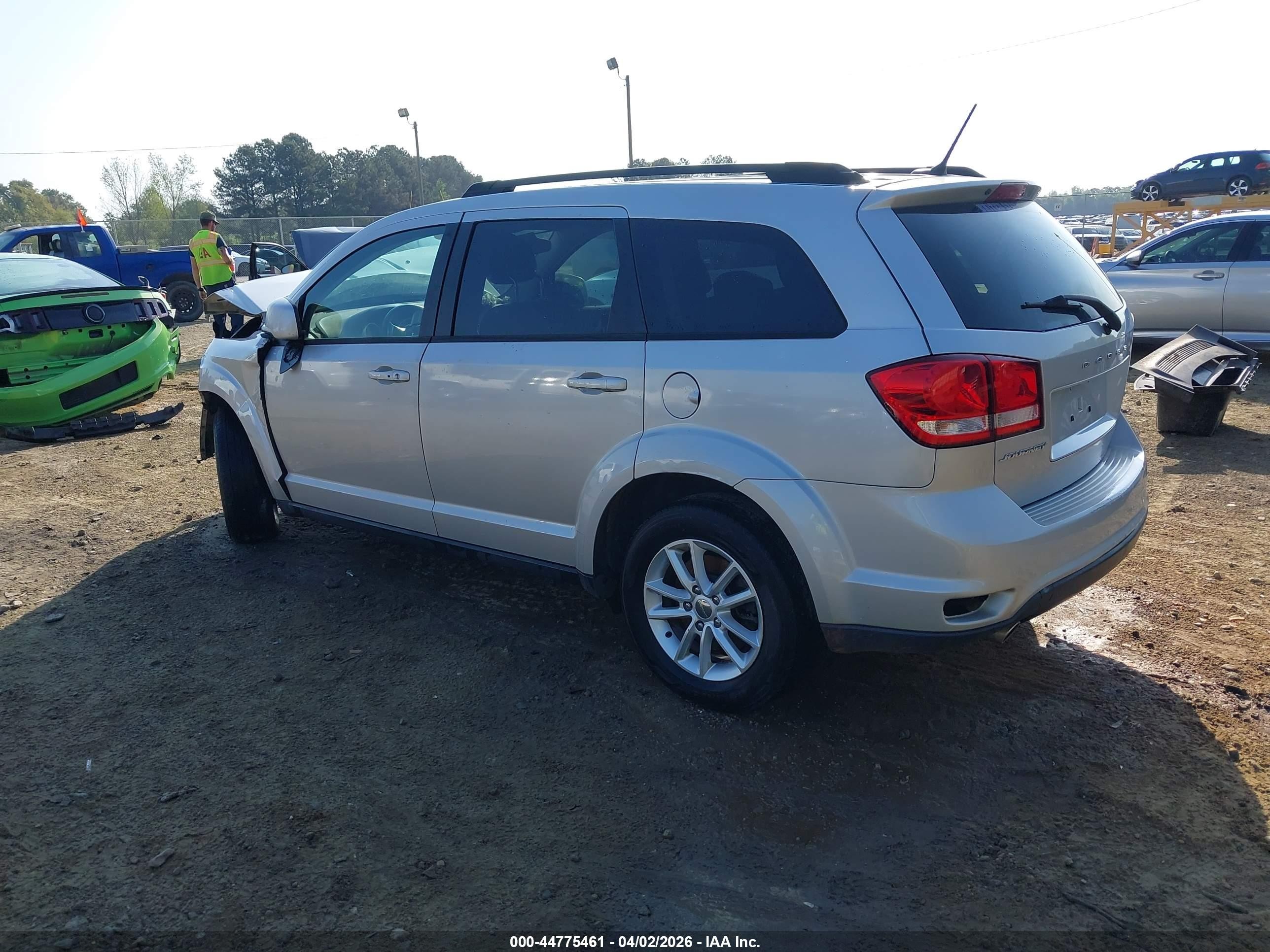 2014 Dodge Journey Sxt Silver vin: 3C4PDCBG0ET158394