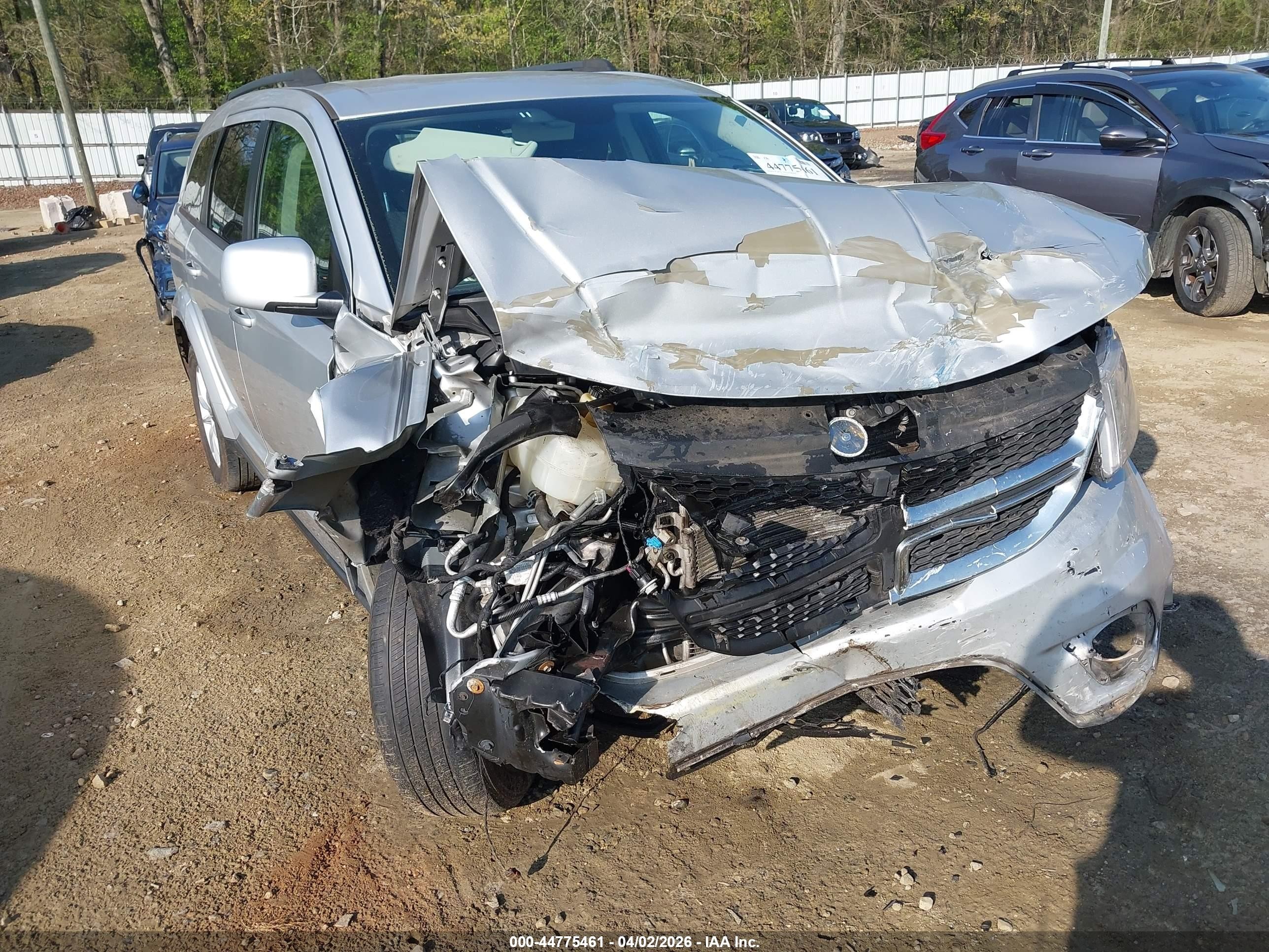2014 Dodge Journey Sxt Silver vin: 3C4PDCBG0ET158394