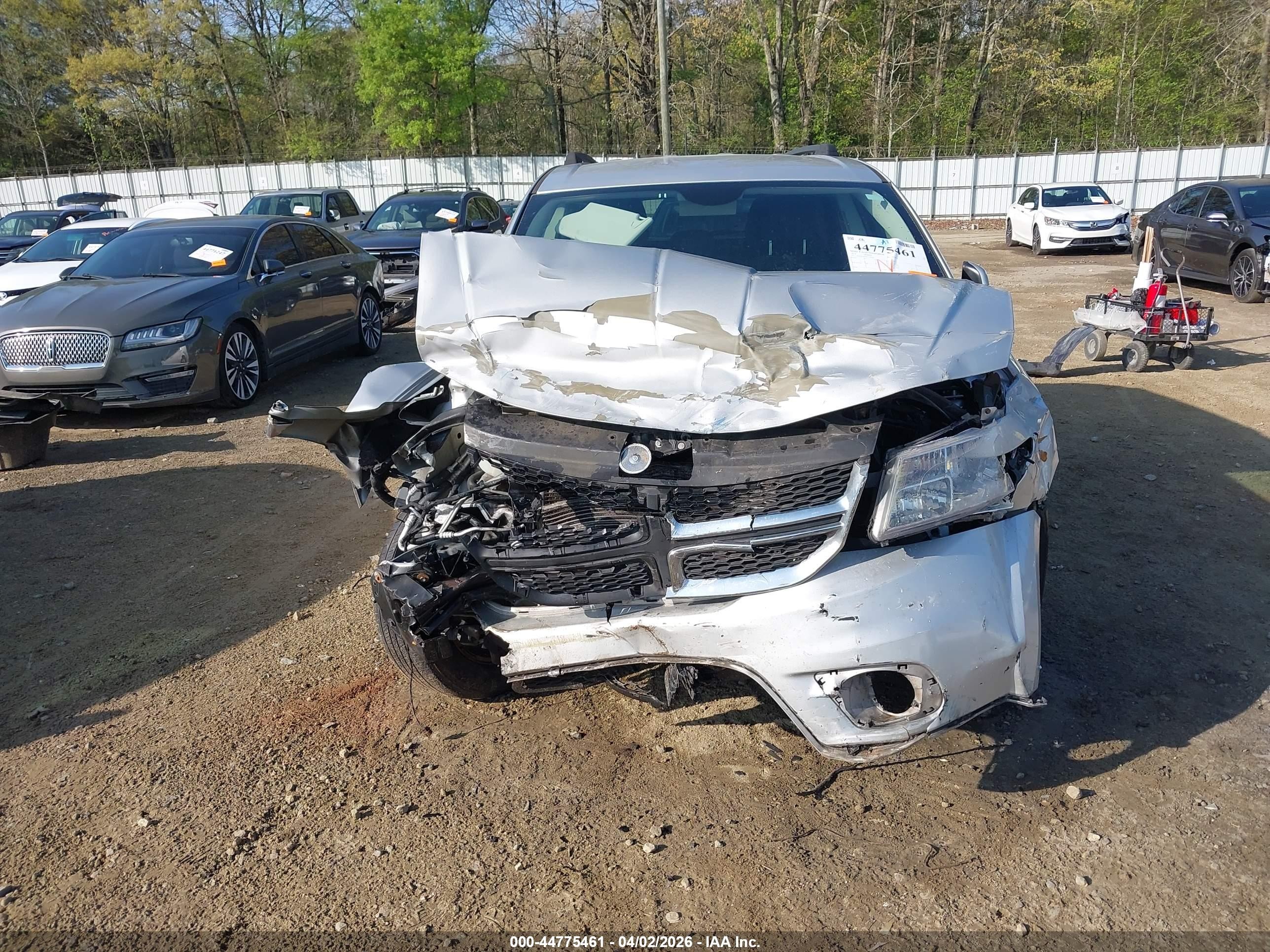 2014 Dodge Journey Sxt Silver vin: 3C4PDCBG0ET158394