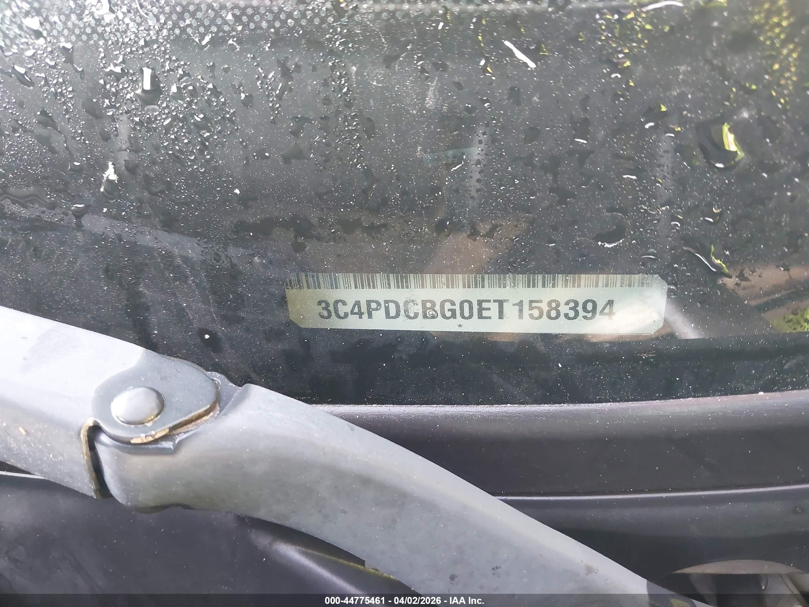 2014 Dodge Journey Sxt Silver vin: 3C4PDCBG0ET158394