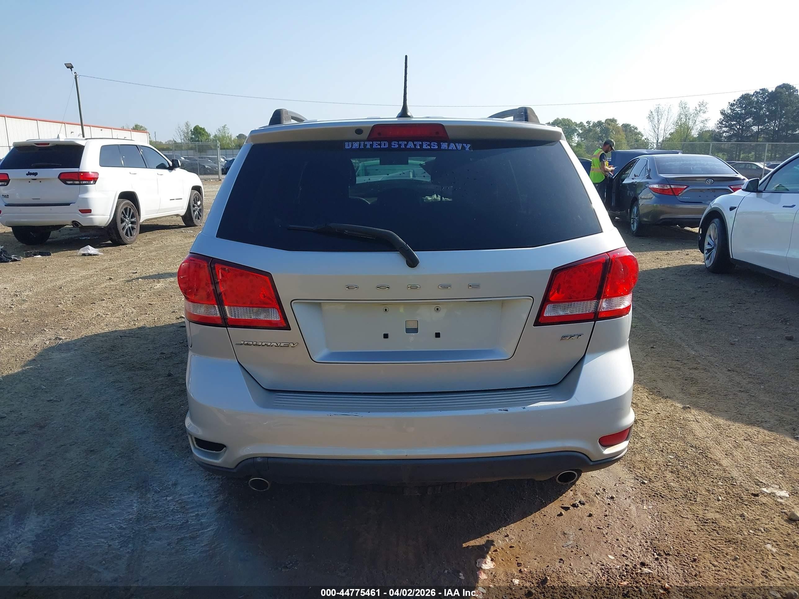 2014 Dodge Journey Sxt Silver vin: 3C4PDCBG0ET158394