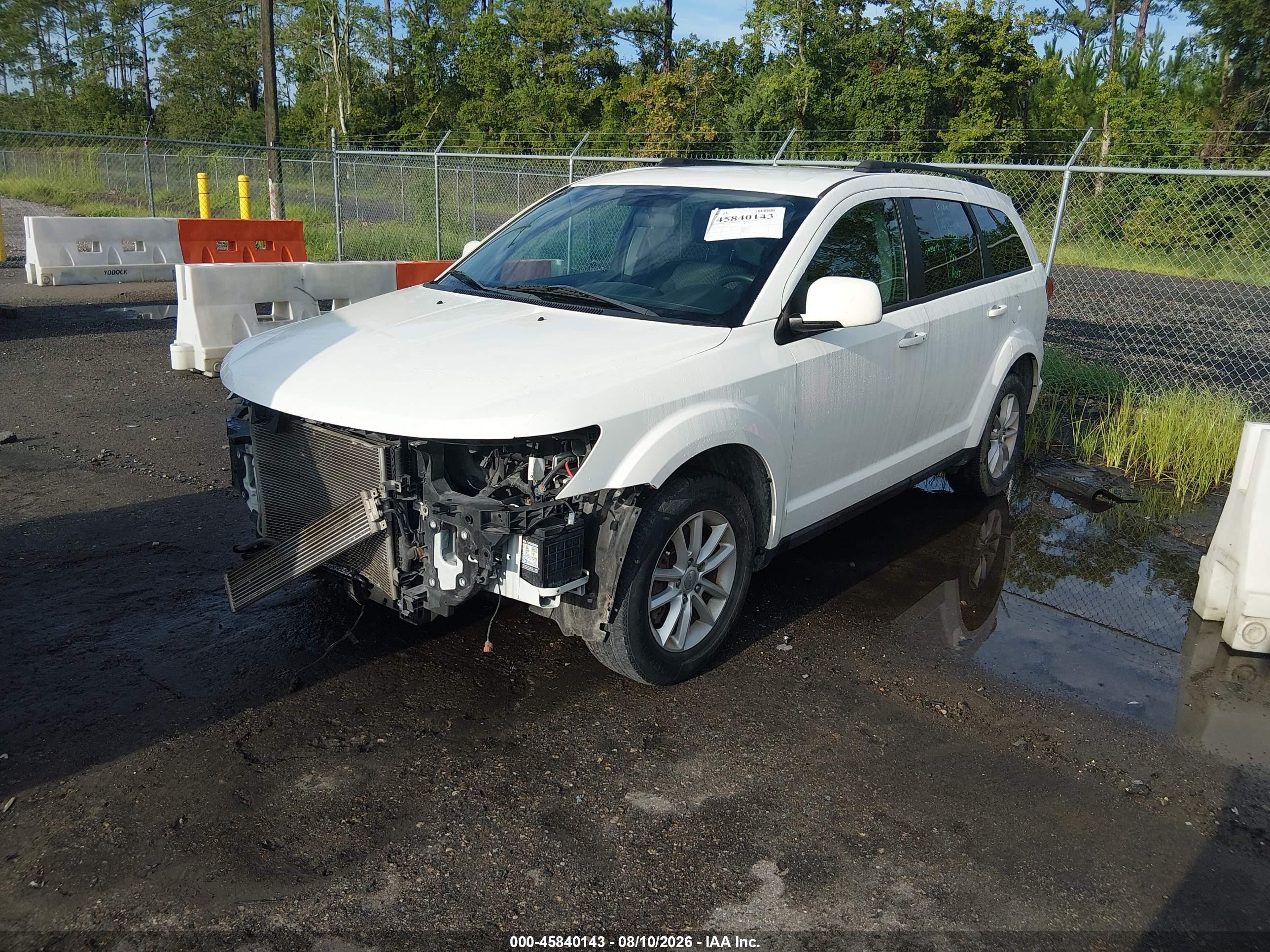 2014 Dodge Journey Sxt Белый vin: 3C4PDCBG0ET161201
