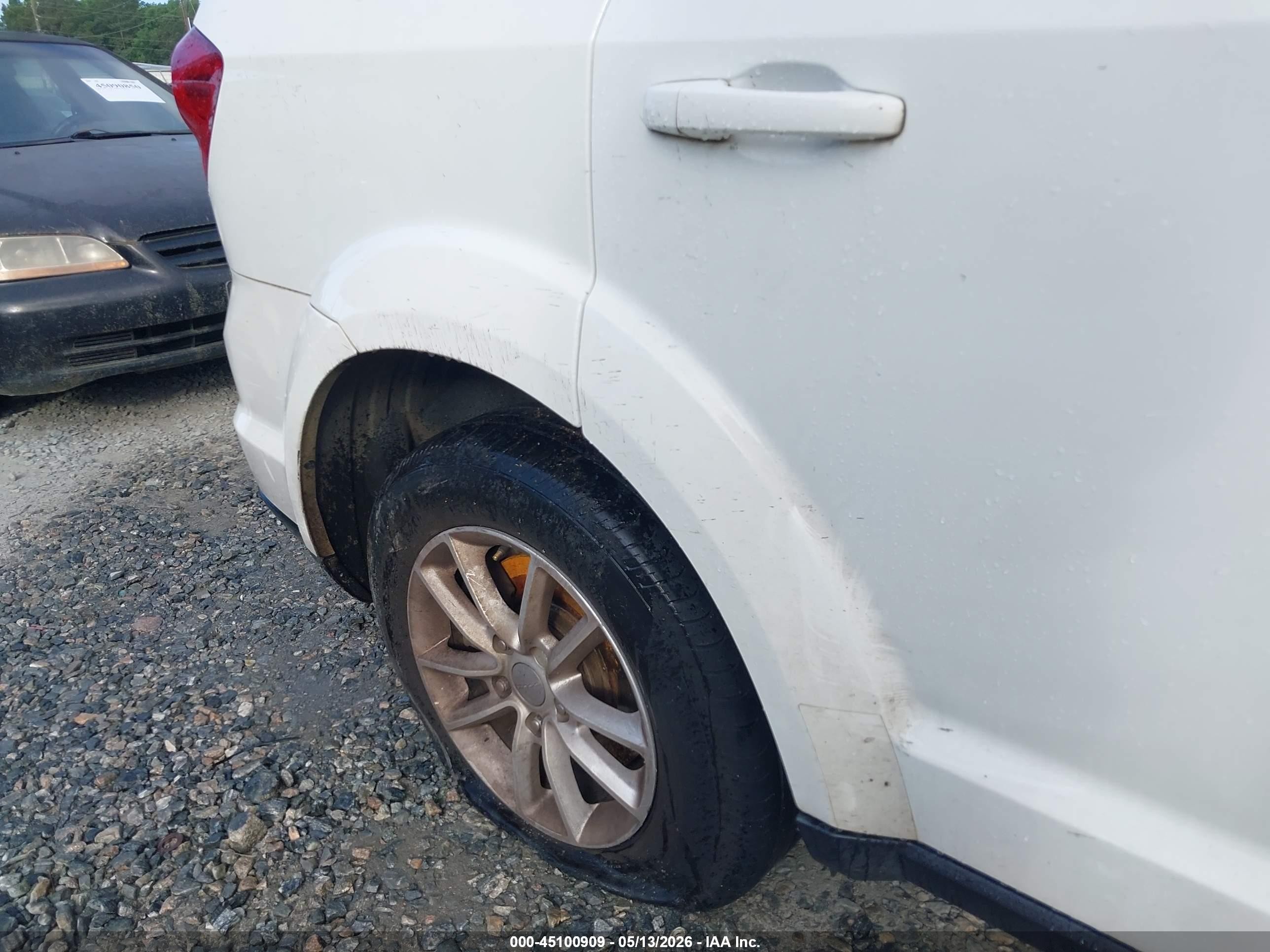 2014 Dodge Journey Sxt White vin: 3C4PDCBG0ET297019