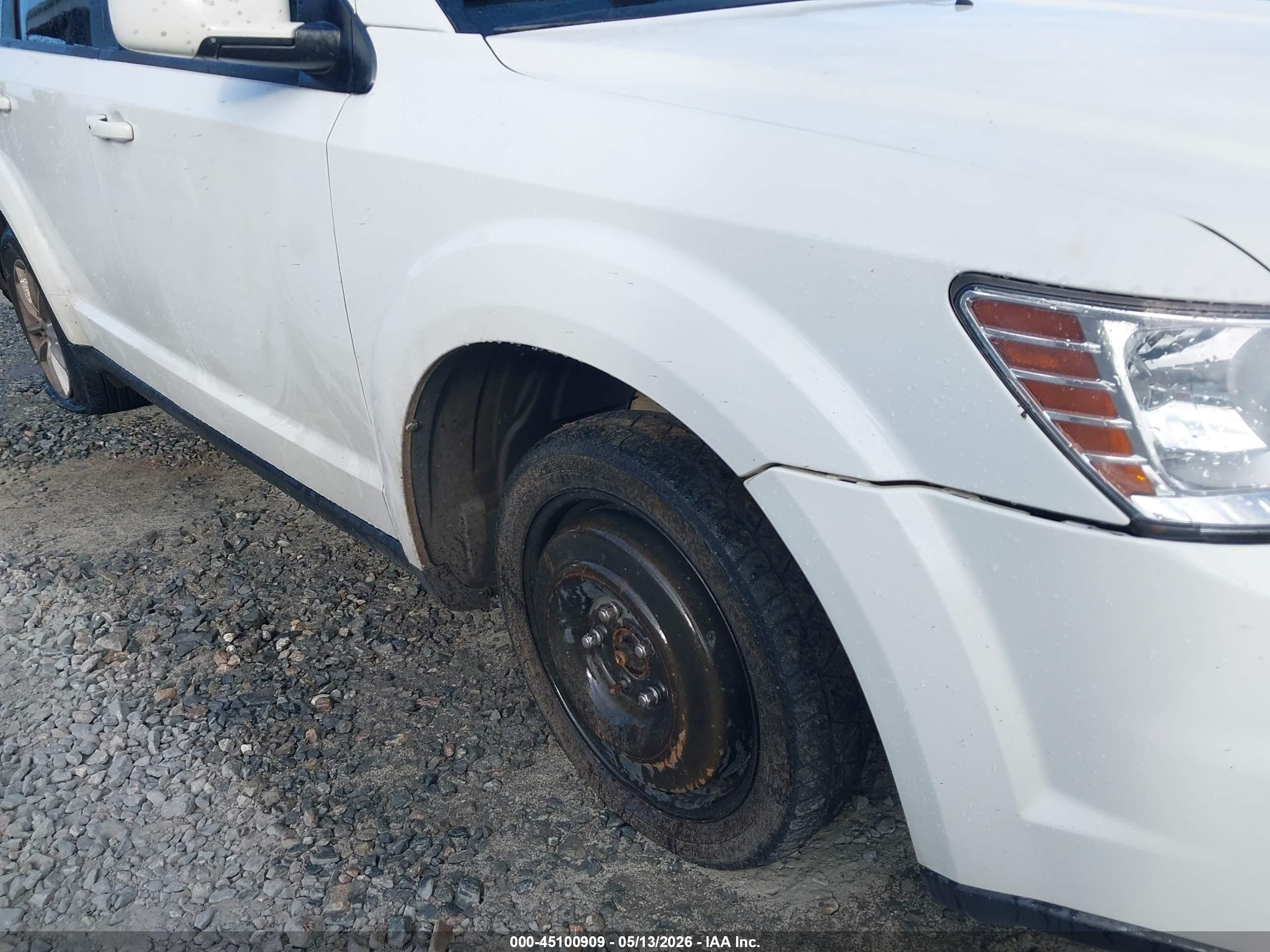2014 Dodge Journey Sxt White vin: 3C4PDCBG0ET297019