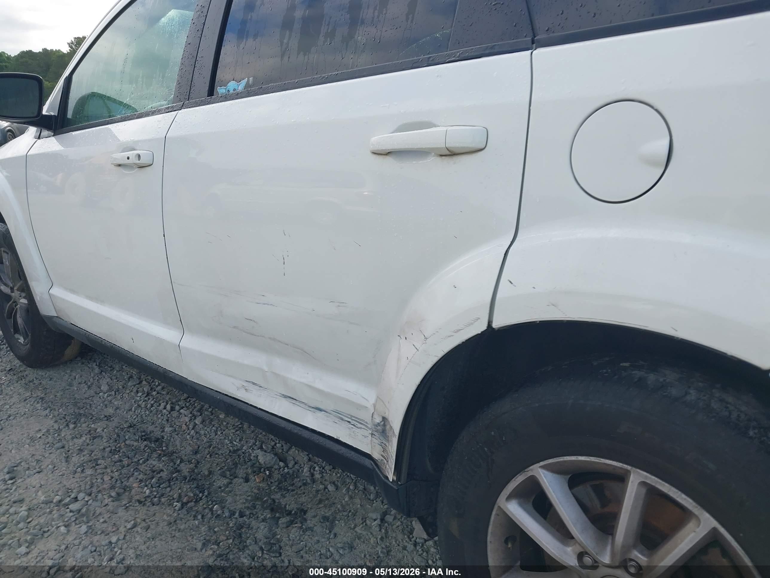 2014 Dodge Journey Sxt White vin: 3C4PDCBG0ET297019