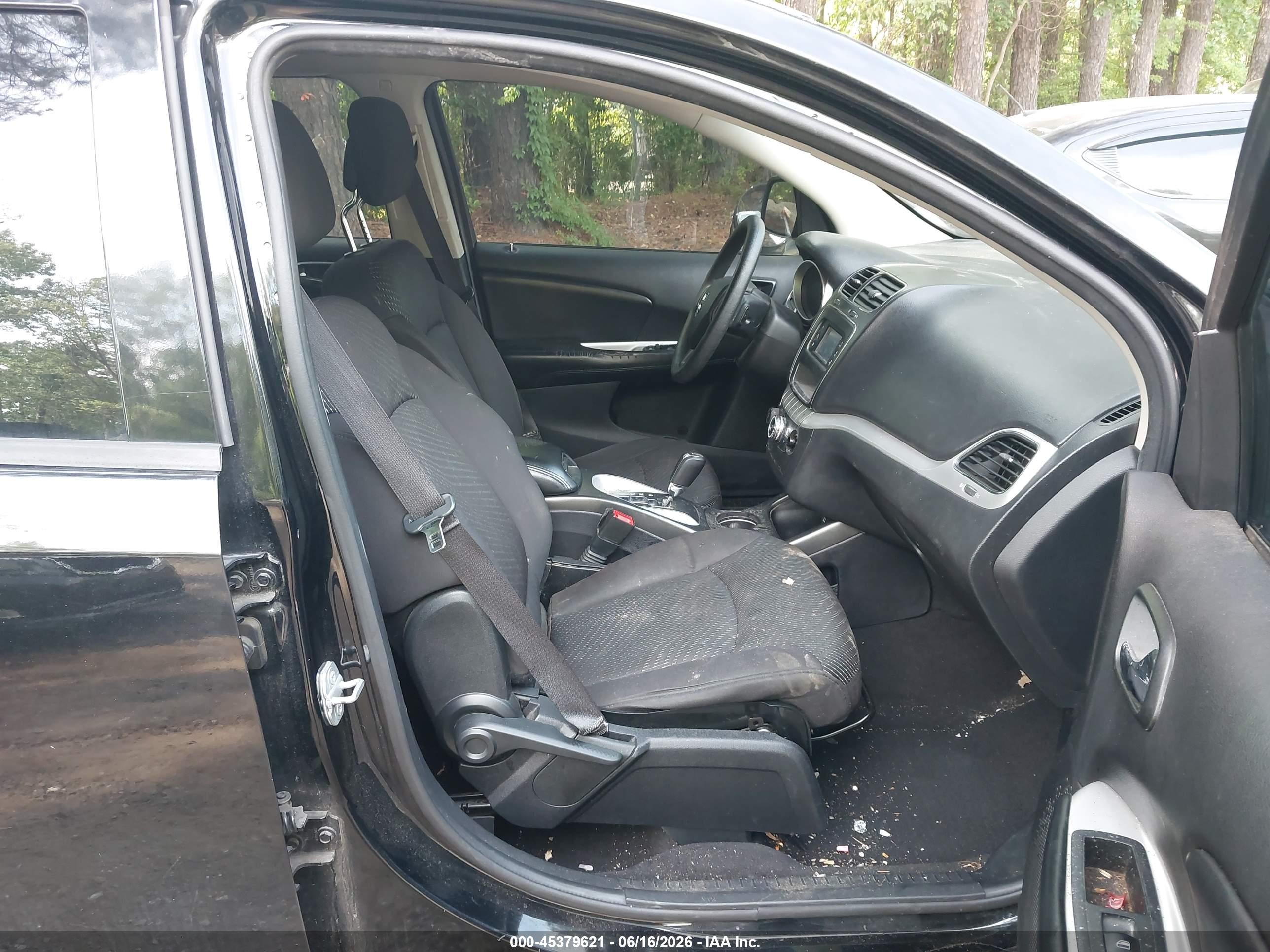 2015 Dodge Journey Sxt Black vin: 3C4PDCBG0FT524792